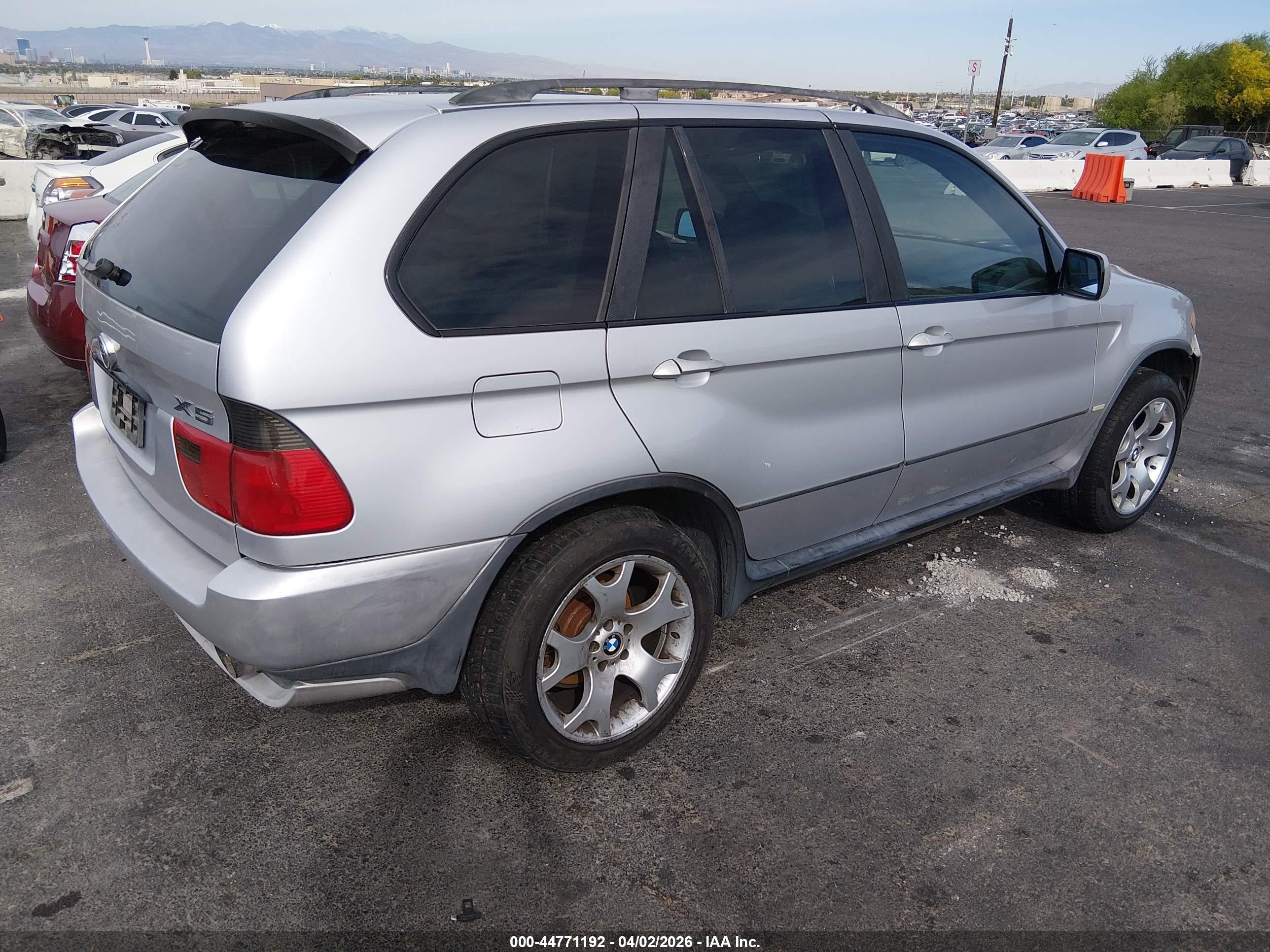 2004 Bmw X5 3.0i Silver vin: 5UXFA13504LU32224