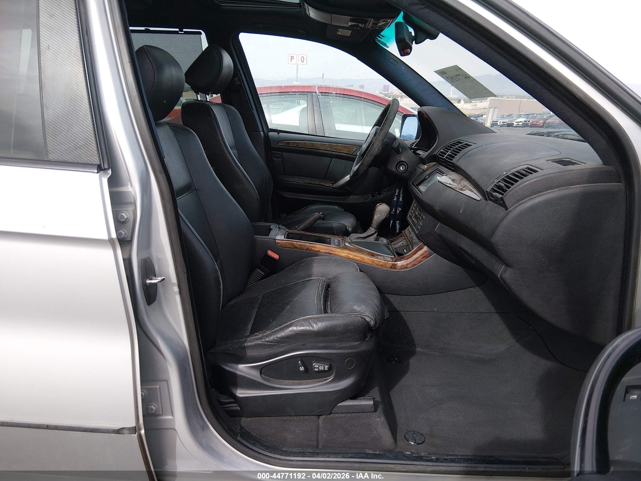 2004 Bmw X5 3.0i Silver vin: 5UXFA13504LU32224