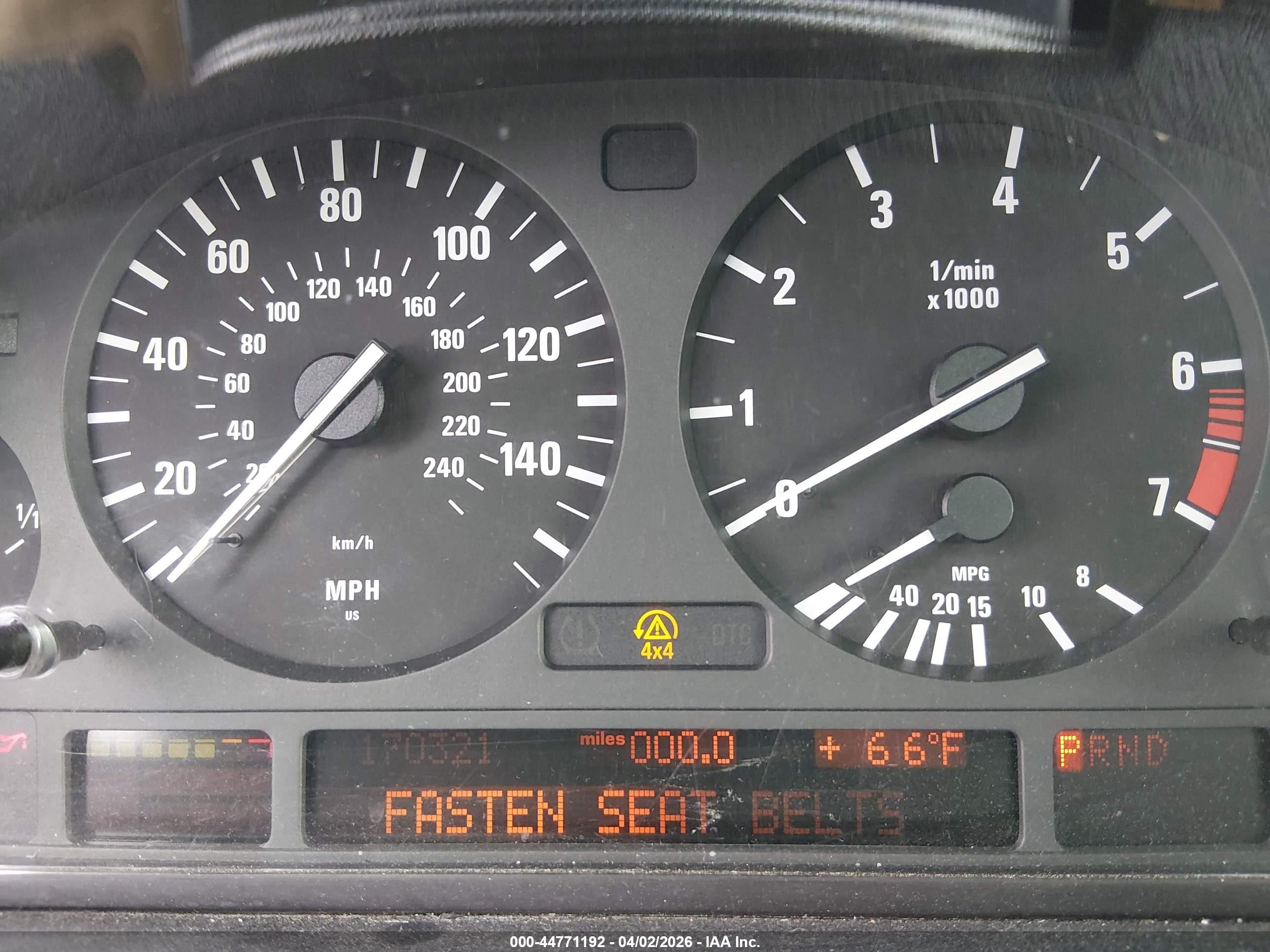 2004 Bmw X5 3.0i Silver vin: 5UXFA13504LU32224