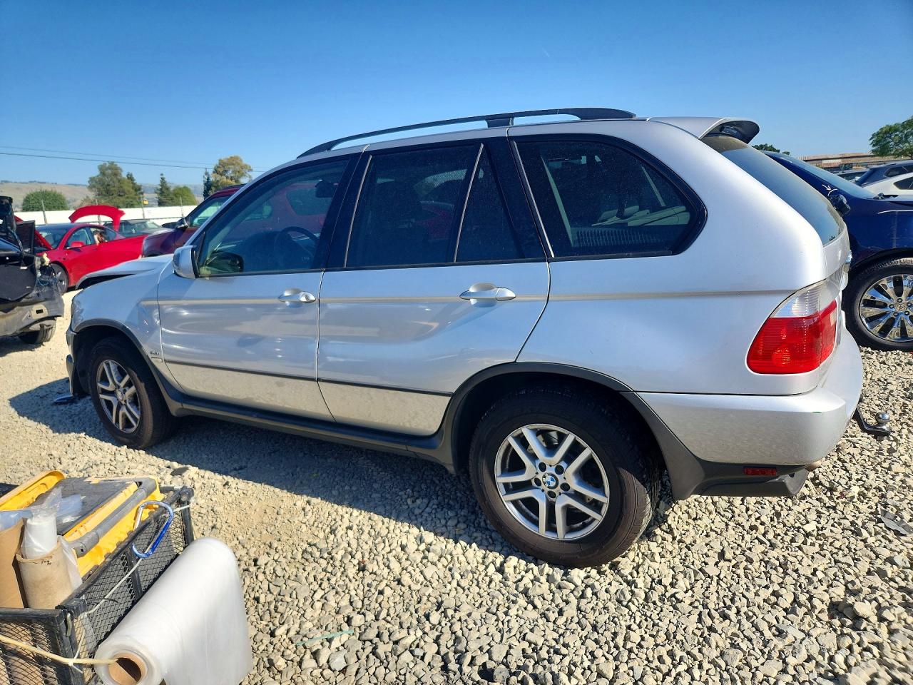 2005 Bmw X5 3.0i Silver vin: 5UXFA13505LY09118