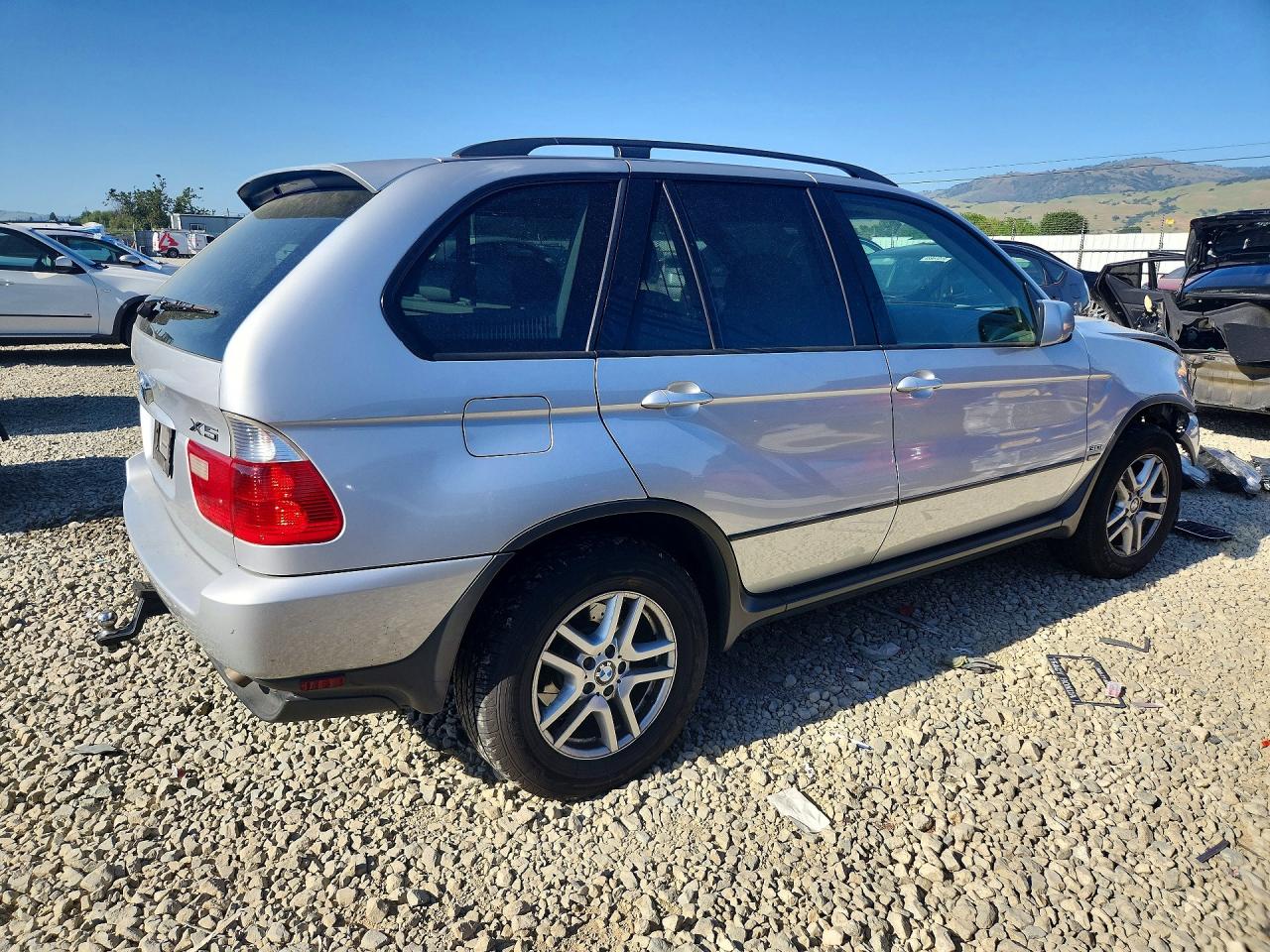 2005 Bmw X5 3.0i Silver vin: 5UXFA13505LY09118