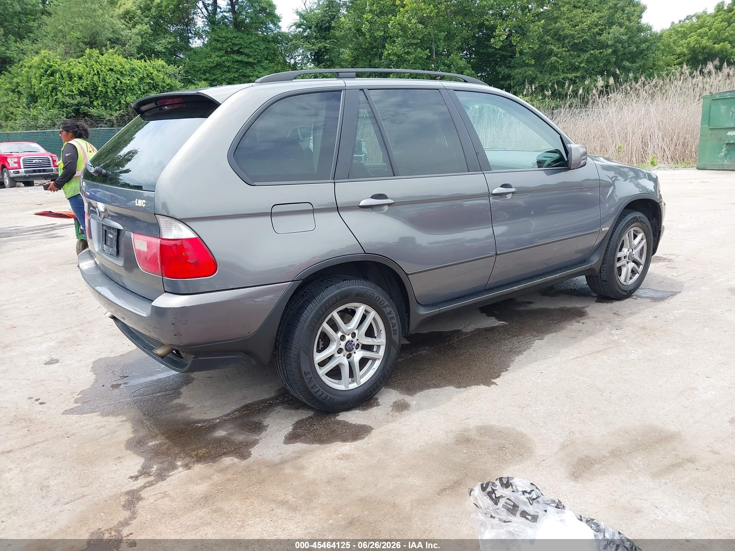 2006 Bmw X5 3.0i Gray vin: 5UXFA13506LY45733