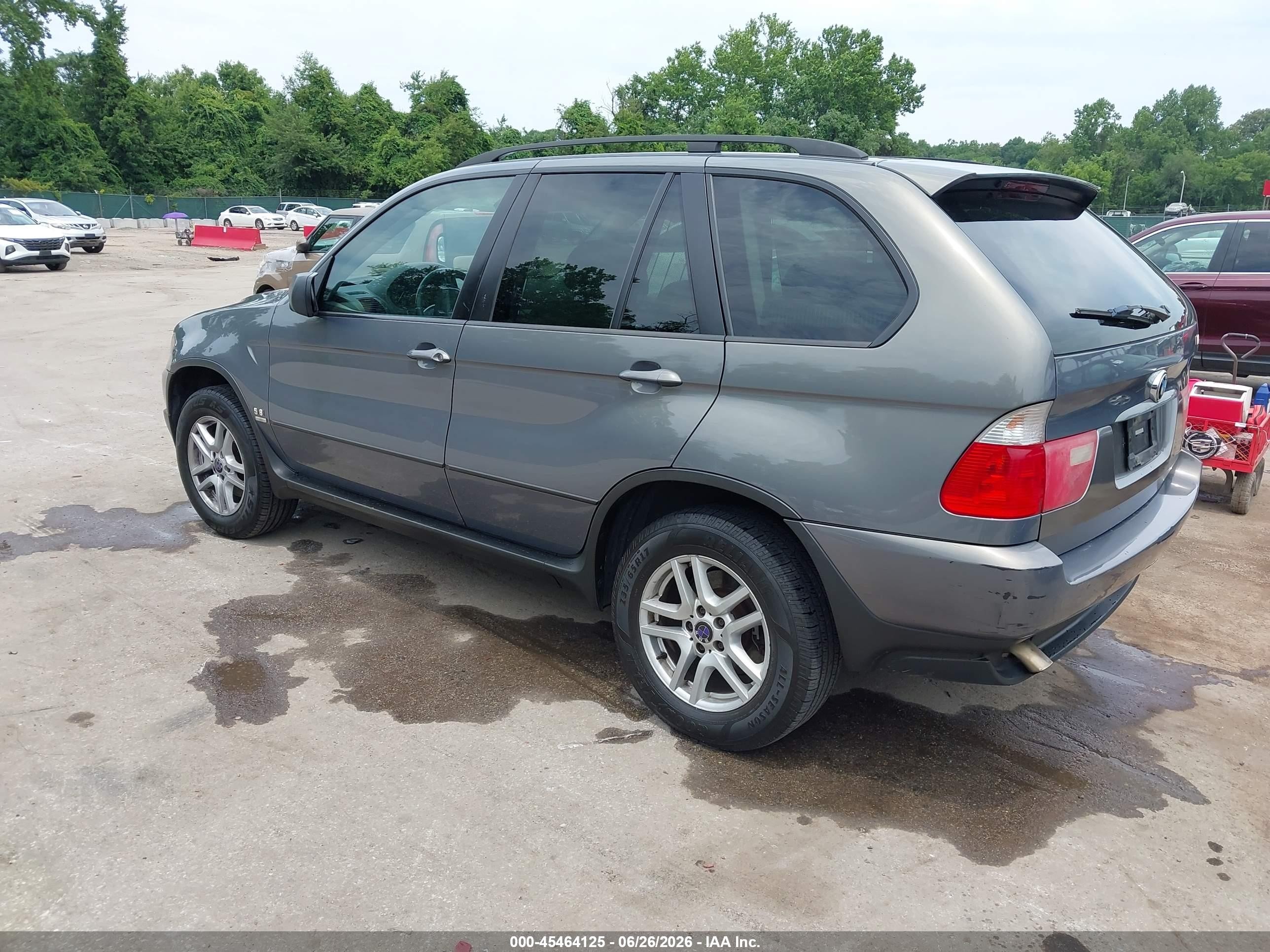 2006 Bmw X5 3.0i Gray vin: 5UXFA13506LY45733