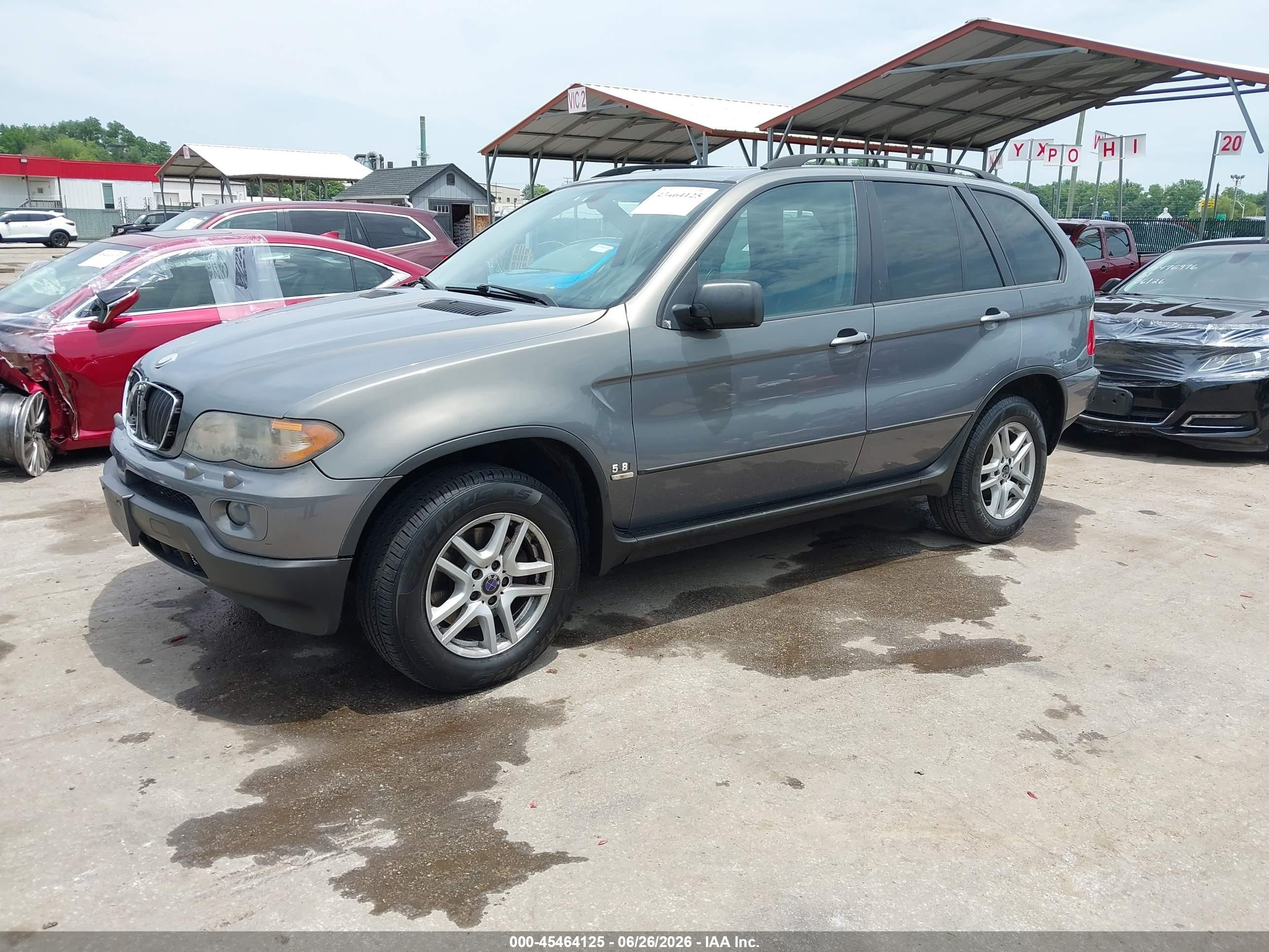 2006 Bmw X5 3.0i Gray vin: 5UXFA13506LY45733