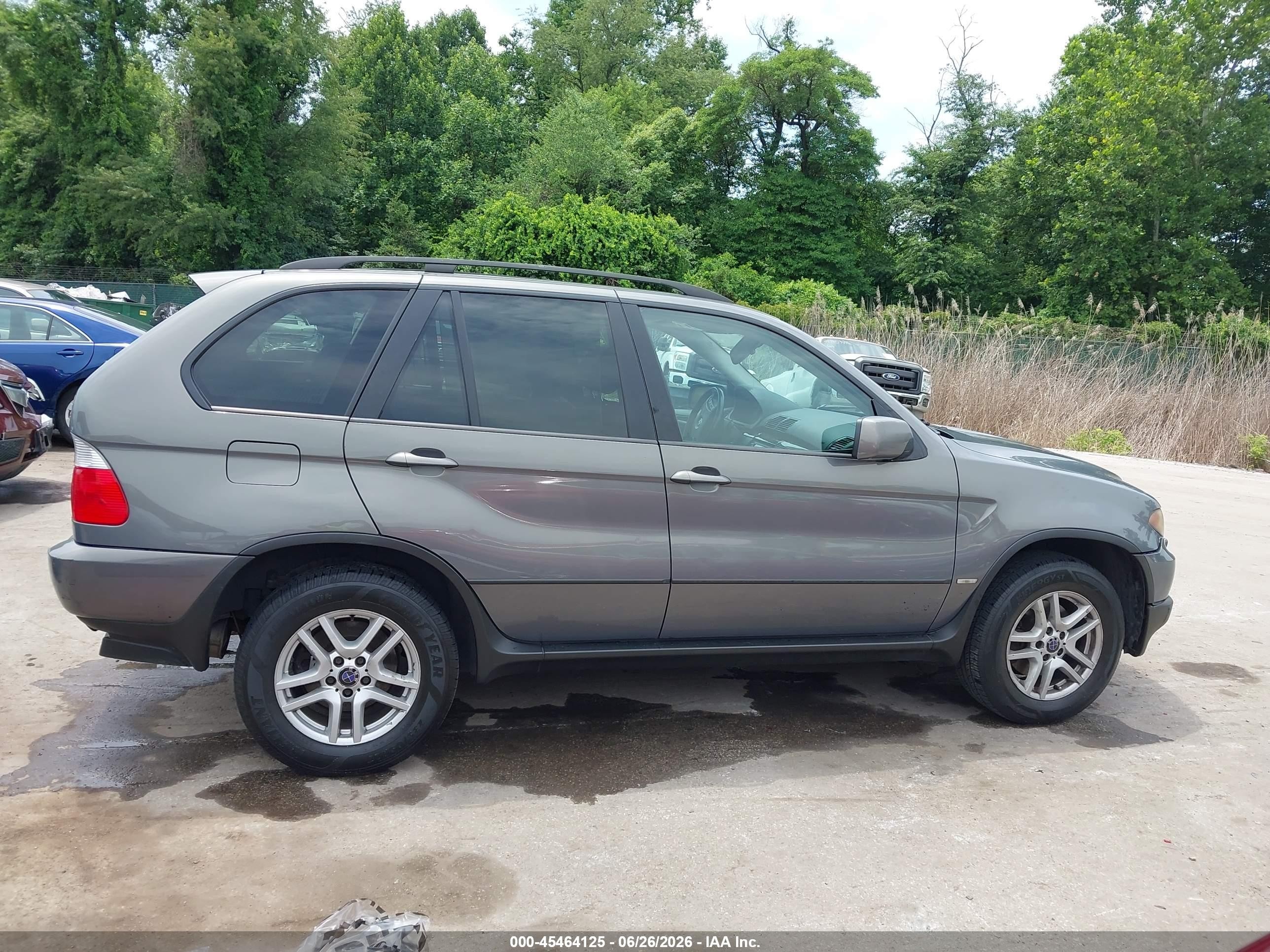 2006 Bmw X5 3.0i Gray vin: 5UXFA13506LY45733