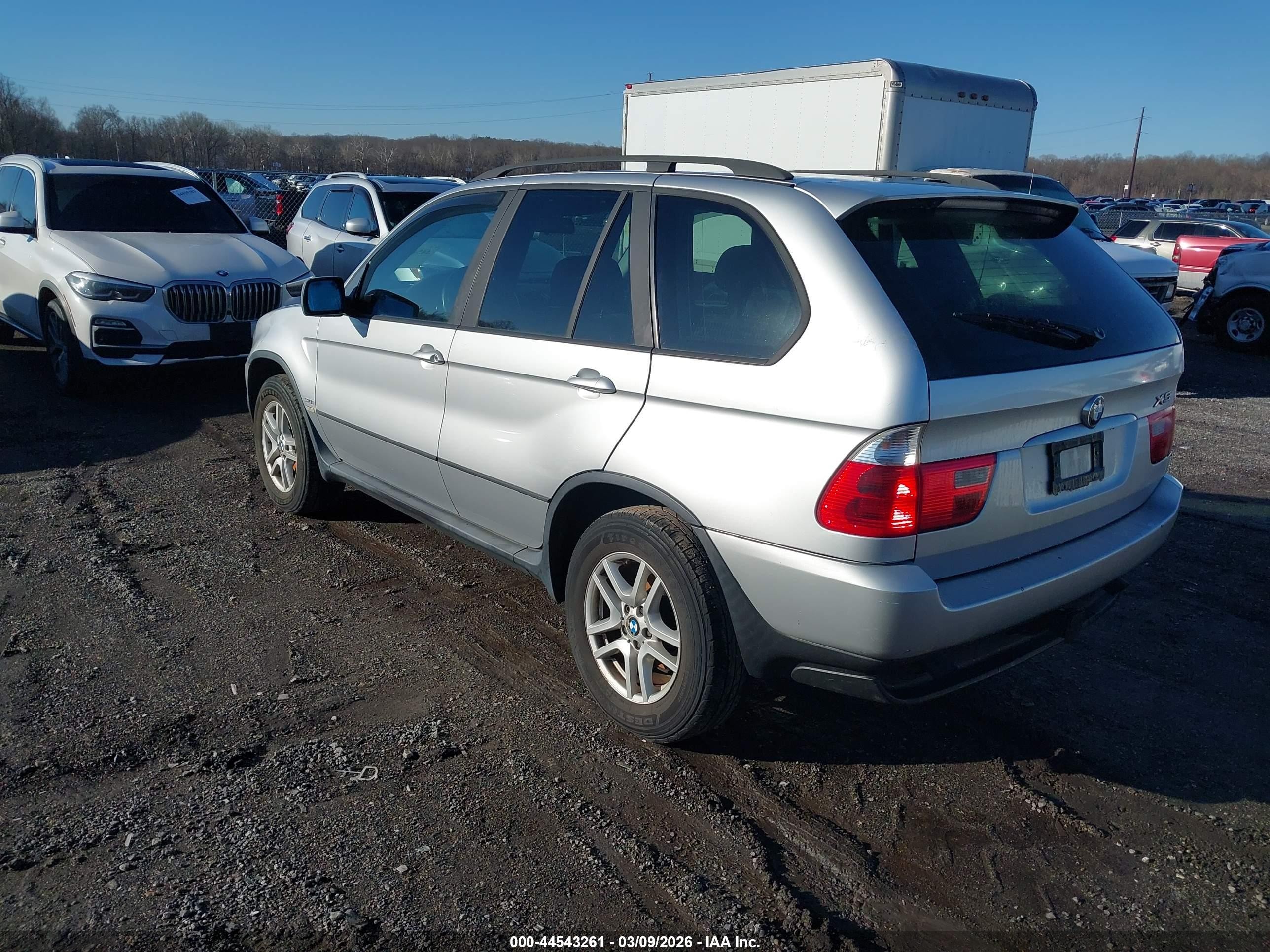 2004 Bmw X5 3.0i Silver vin: 5UXFA13514LU32636