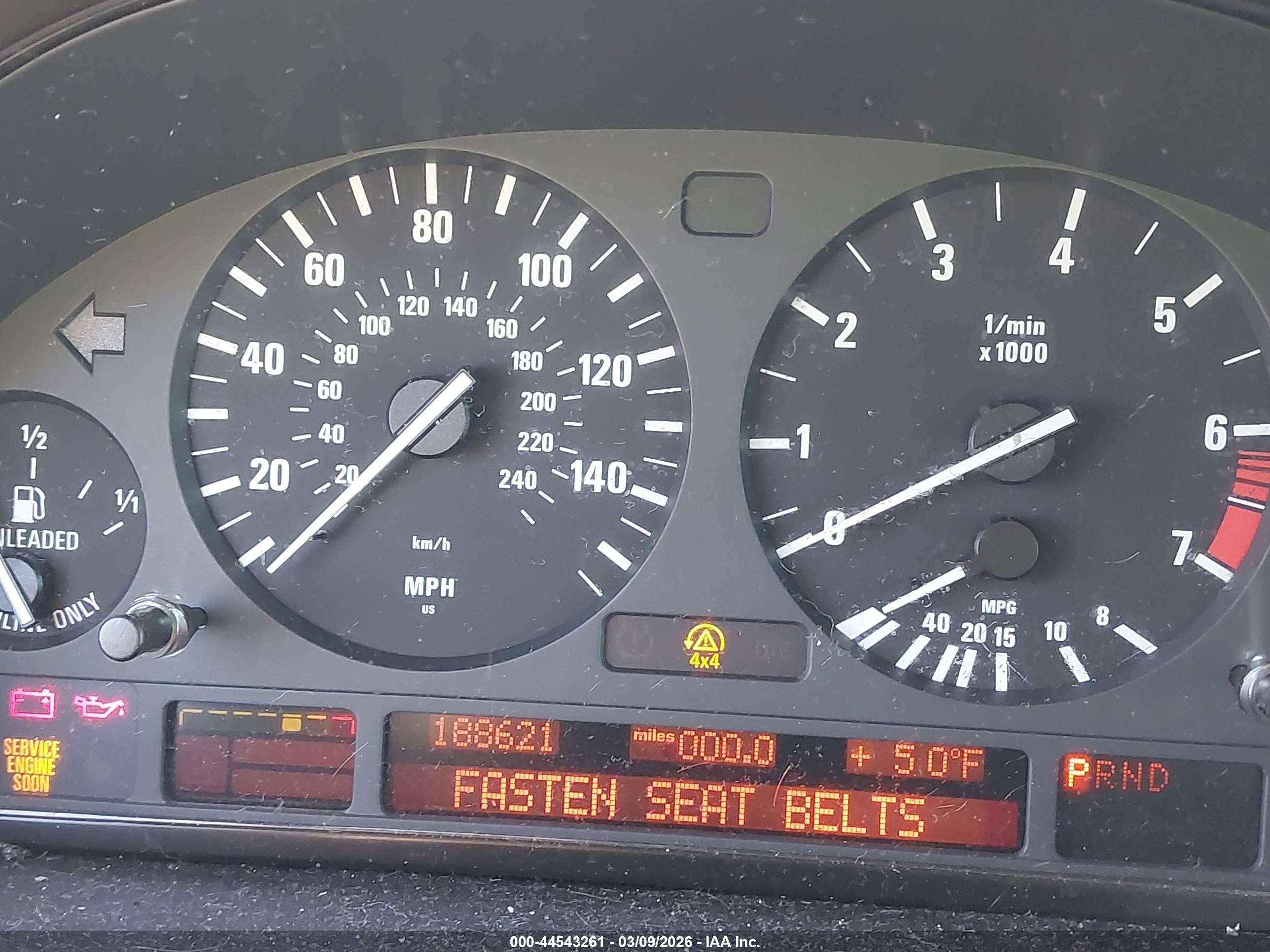 2004 Bmw X5 3.0i Silver vin: 5UXFA13514LU32636
