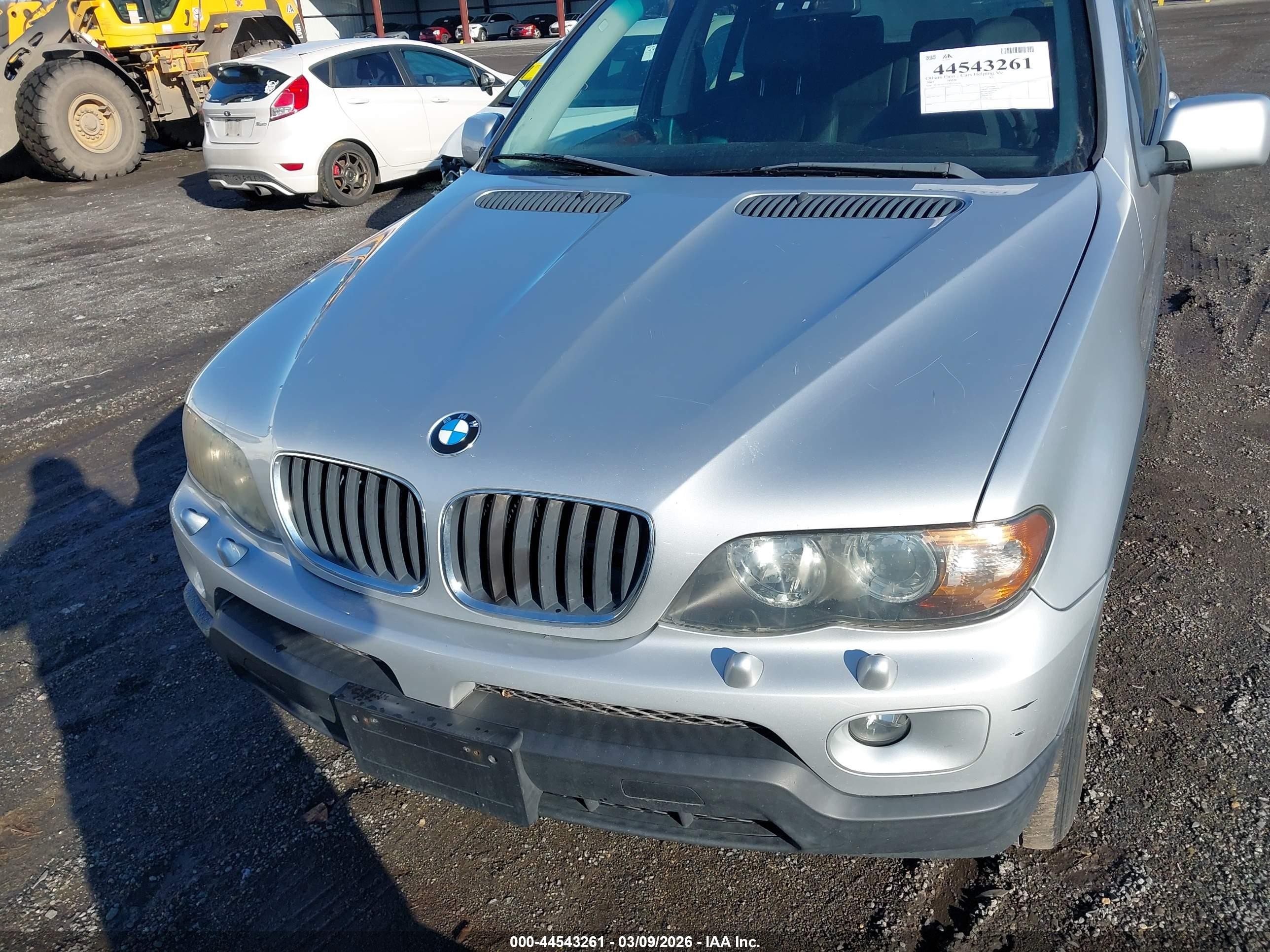 2004 Bmw X5 3.0i Silver vin: 5UXFA13514LU32636
