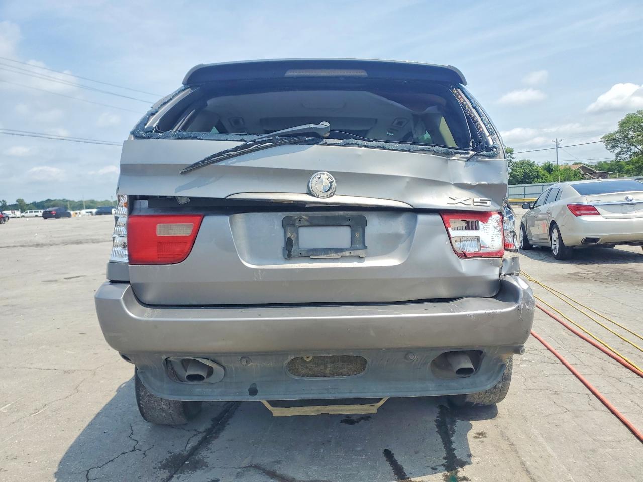 2004 Bmw X5 3.0i Gray vin: 5UXFA13514LU41384