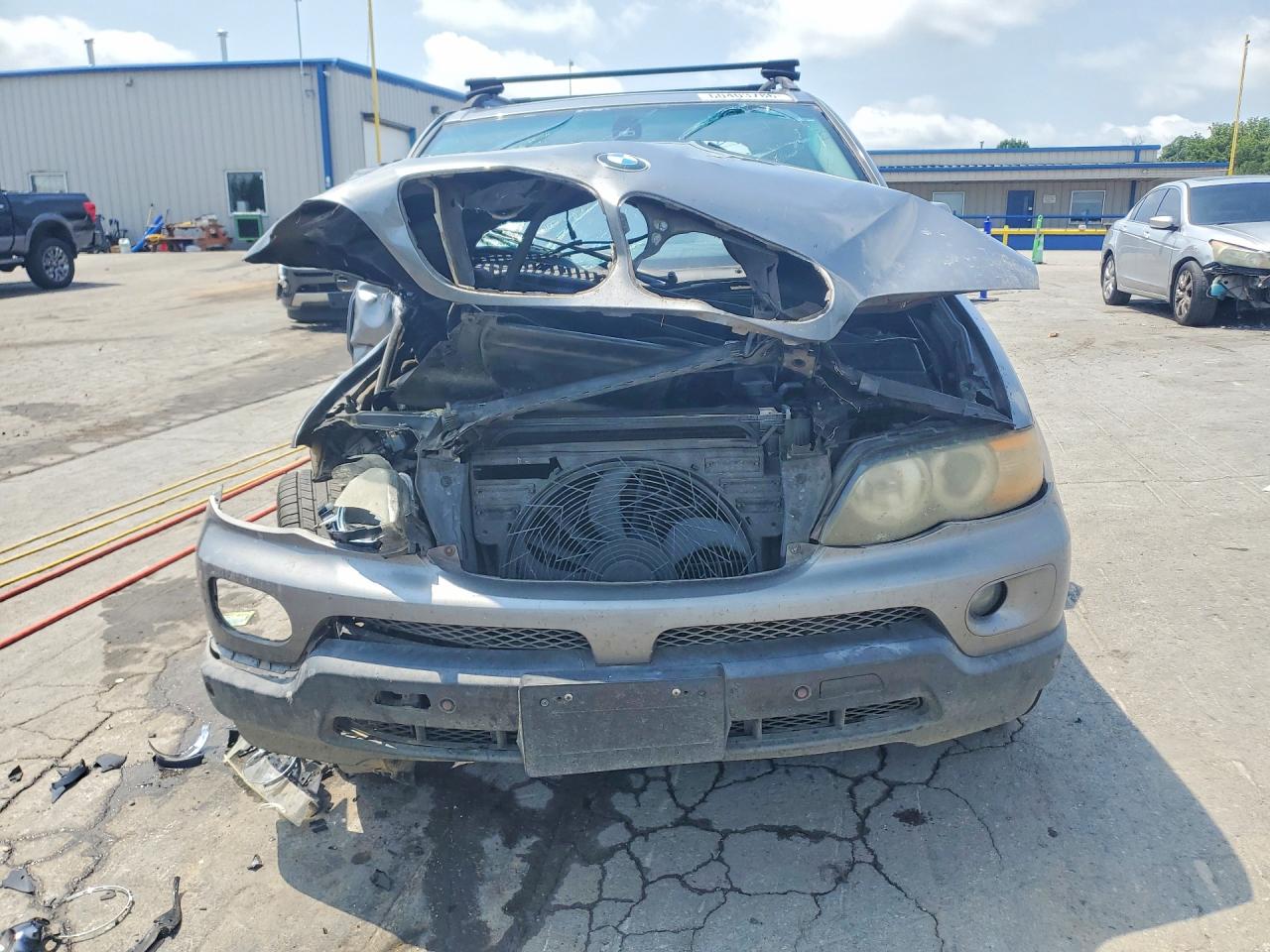 2004 Bmw X5 3.0i Gray vin: 5UXFA13514LU41384