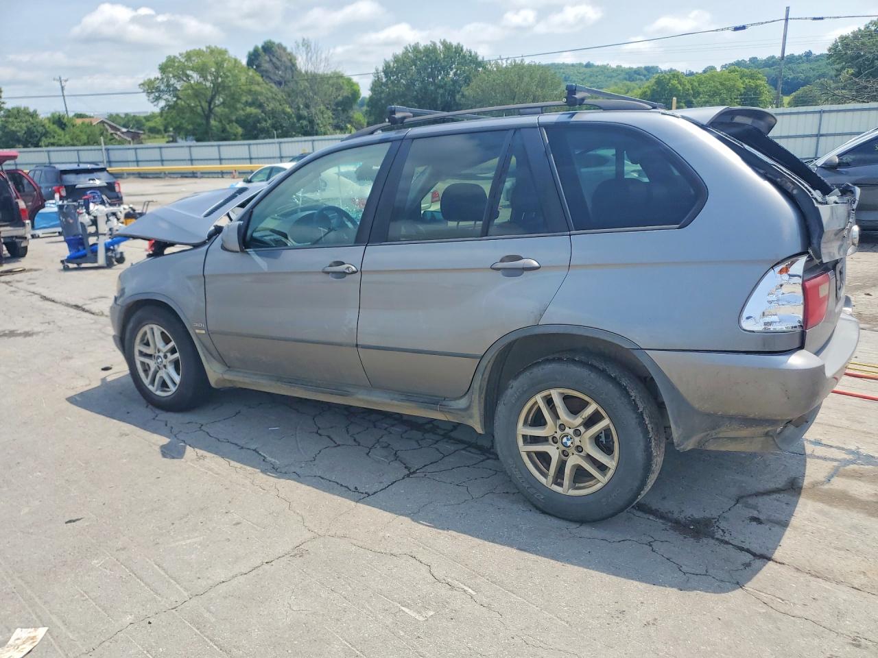 2004 Bmw X5 3.0i Gray vin: 5UXFA13514LU41384