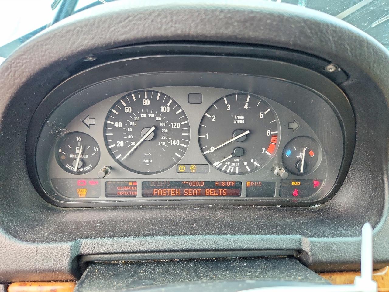 2004 Bmw X5 3.0i Gray vin: 5UXFA13514LU41384