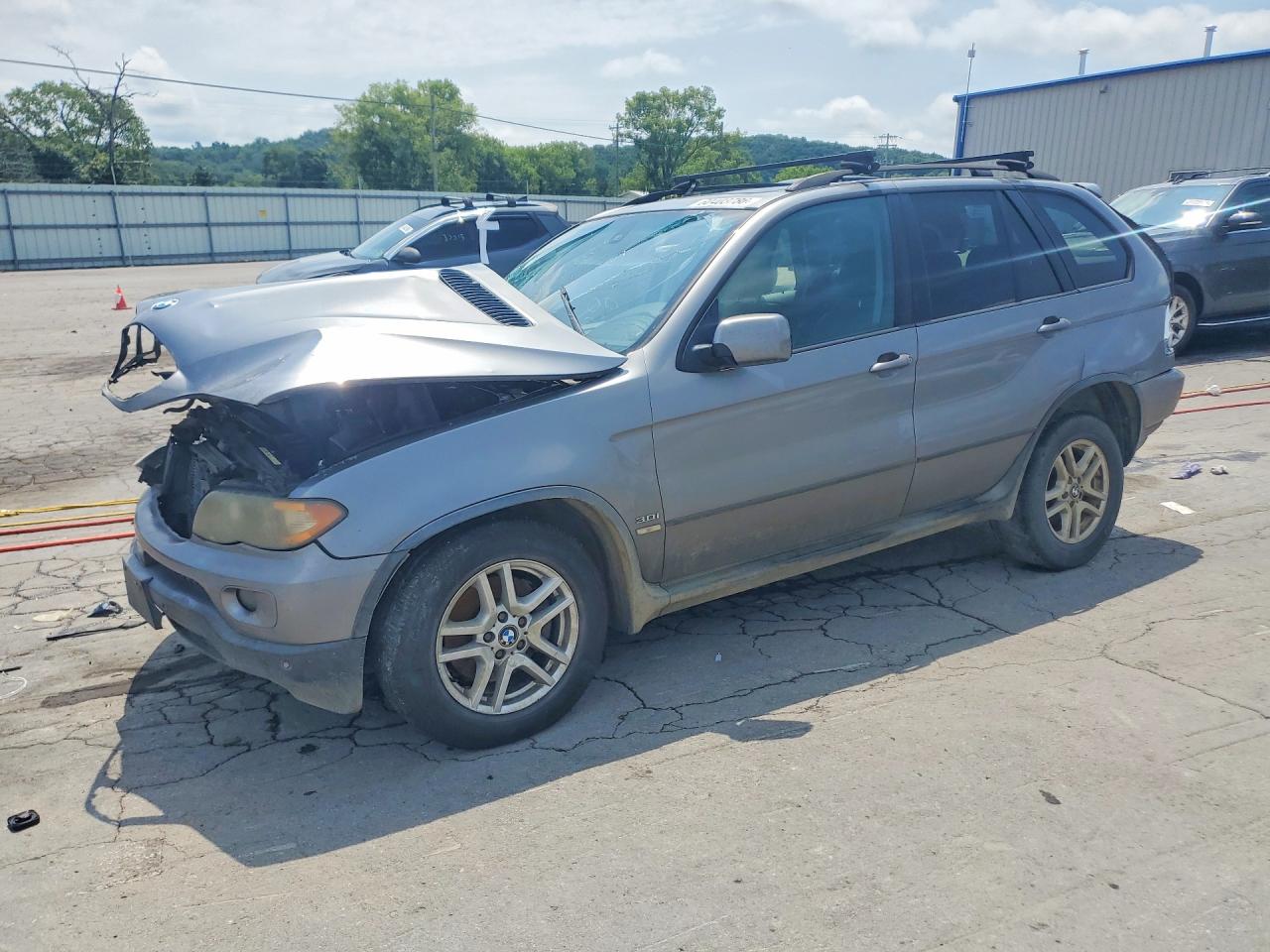 2004 Bmw X5 3.0i Gray vin: 5UXFA13514LU41384