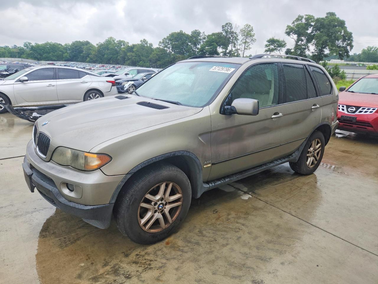 2004 Bmw X5 3.0i Beige vin: 5UXFA13514LU41997