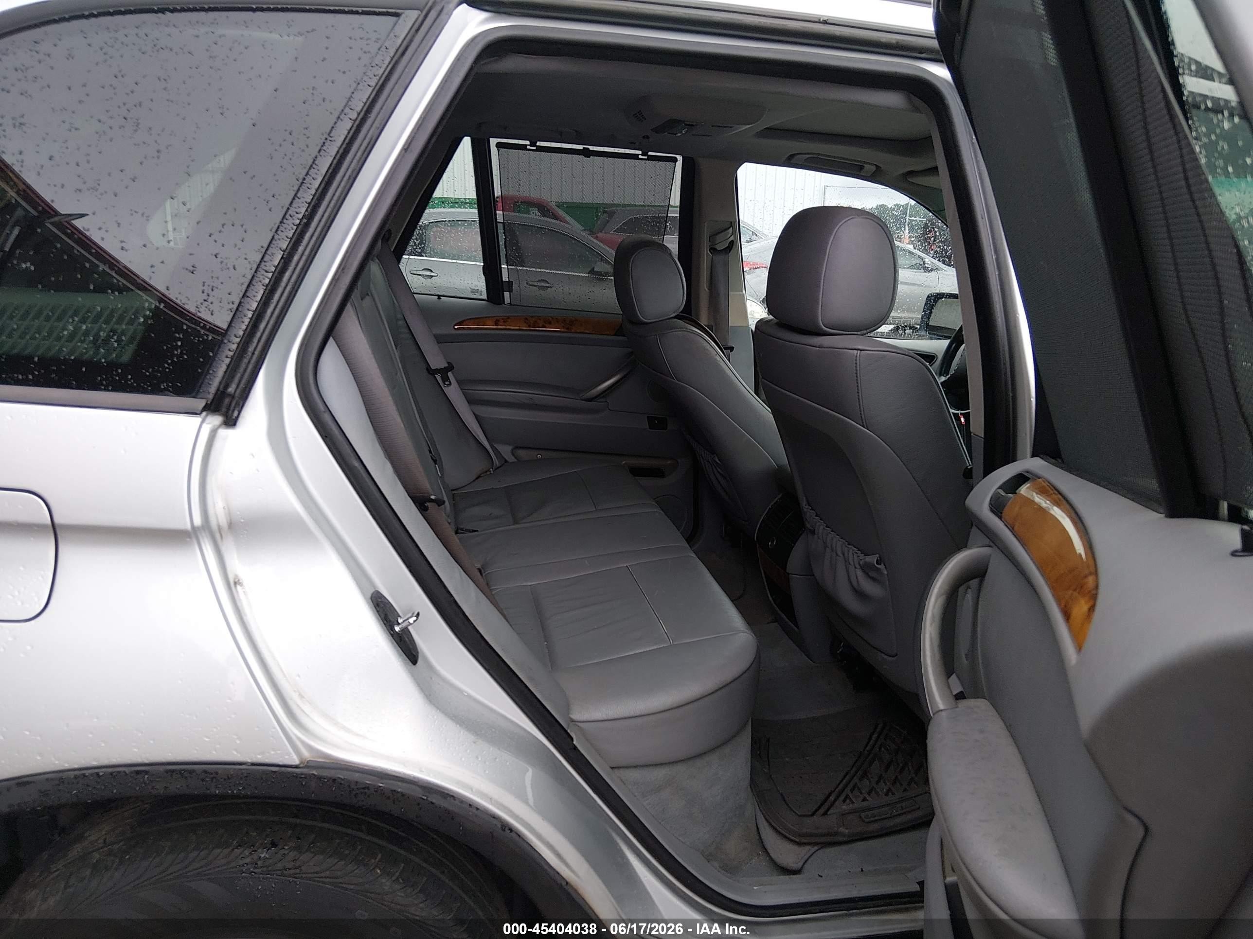 2004 Bmw X5 3.0i Silver vin: 5UXFA13524LU21211