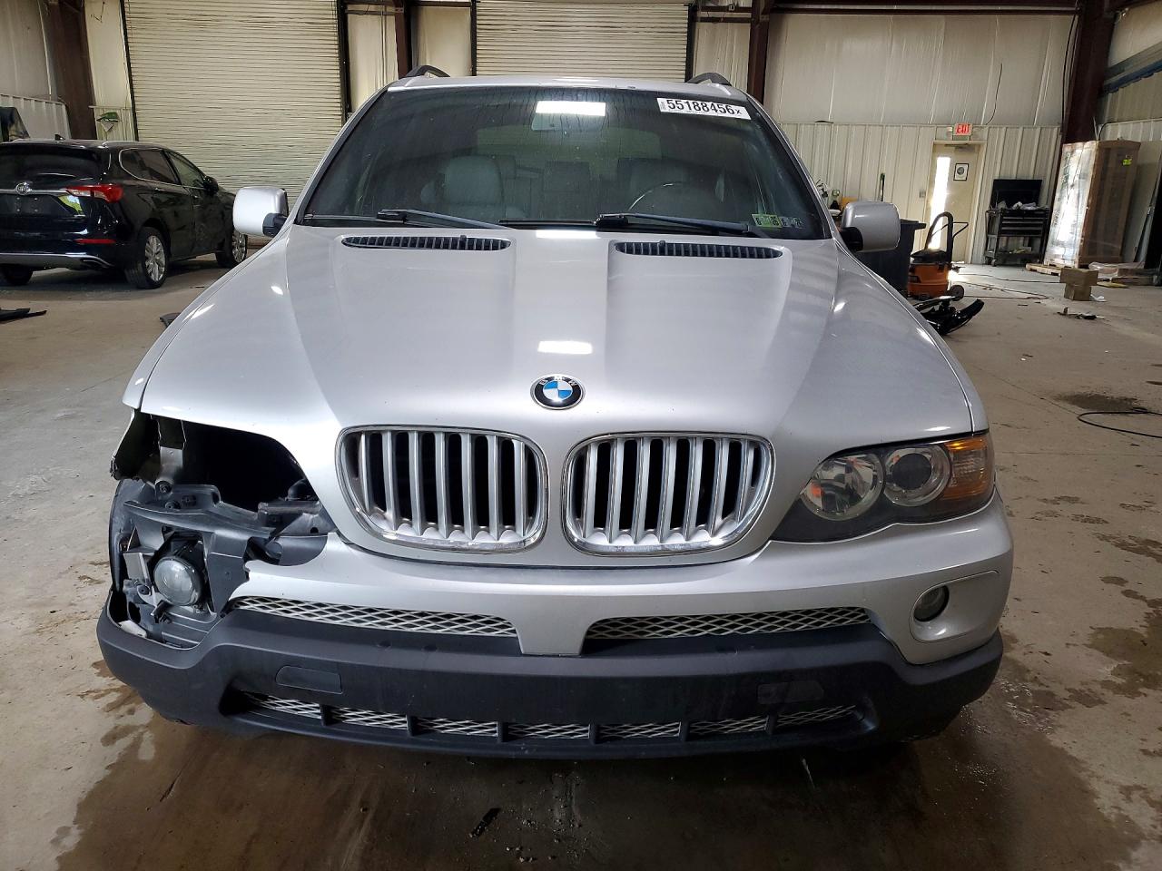 2004 Bmw X5 3.0i Серебряный vin: 5UXFA13534LU32167