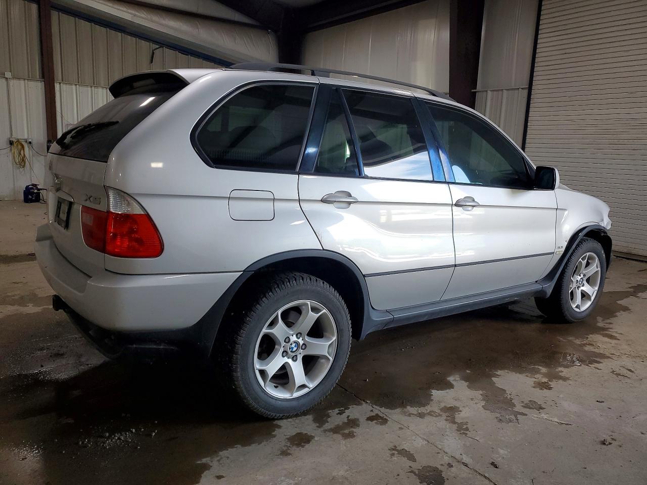 2004 Bmw X5 3.0i Серебряный vin: 5UXFA13534LU32167