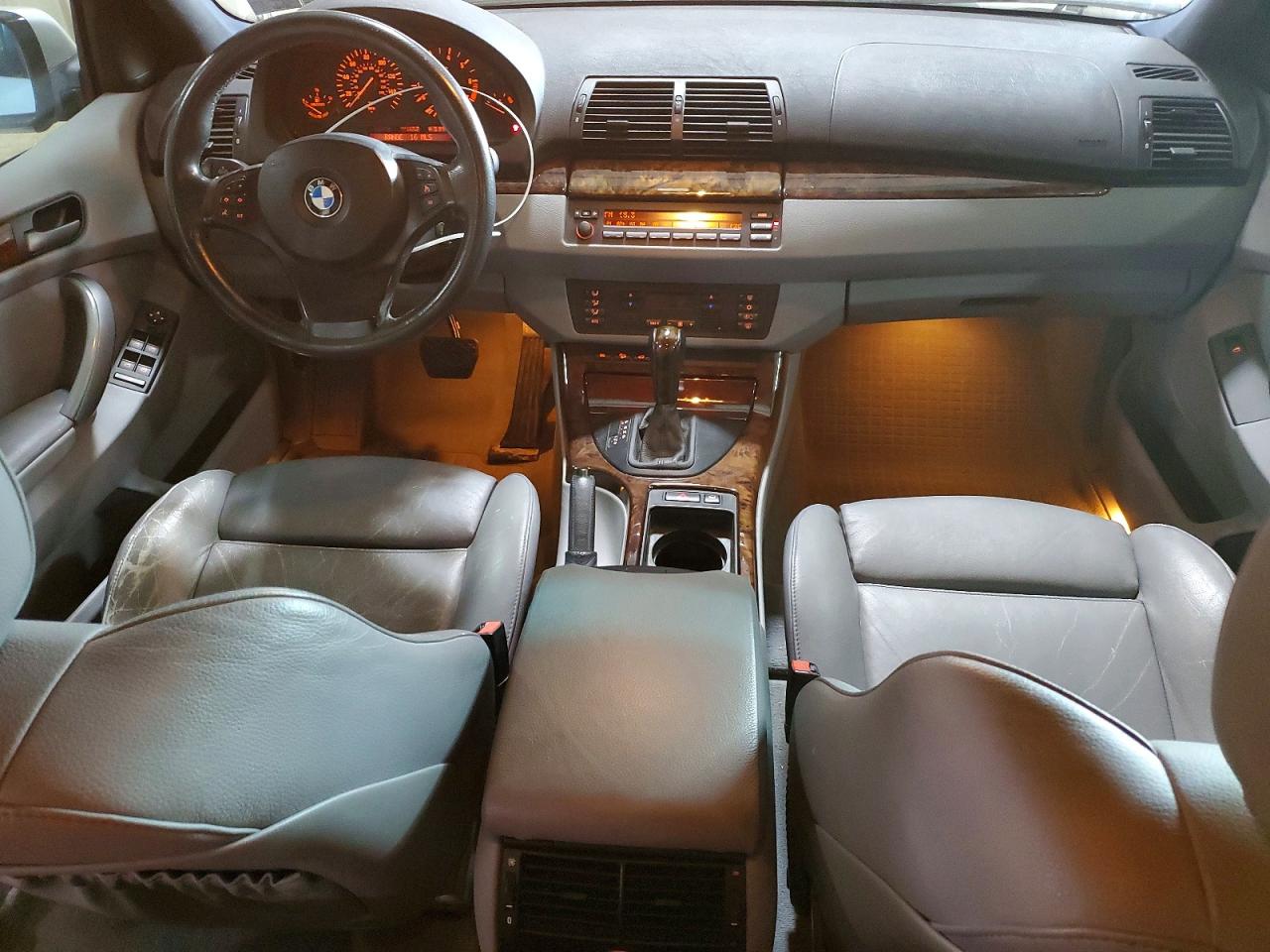 2004 Bmw X5 3.0i Серебряный vin: 5UXFA13534LU32167