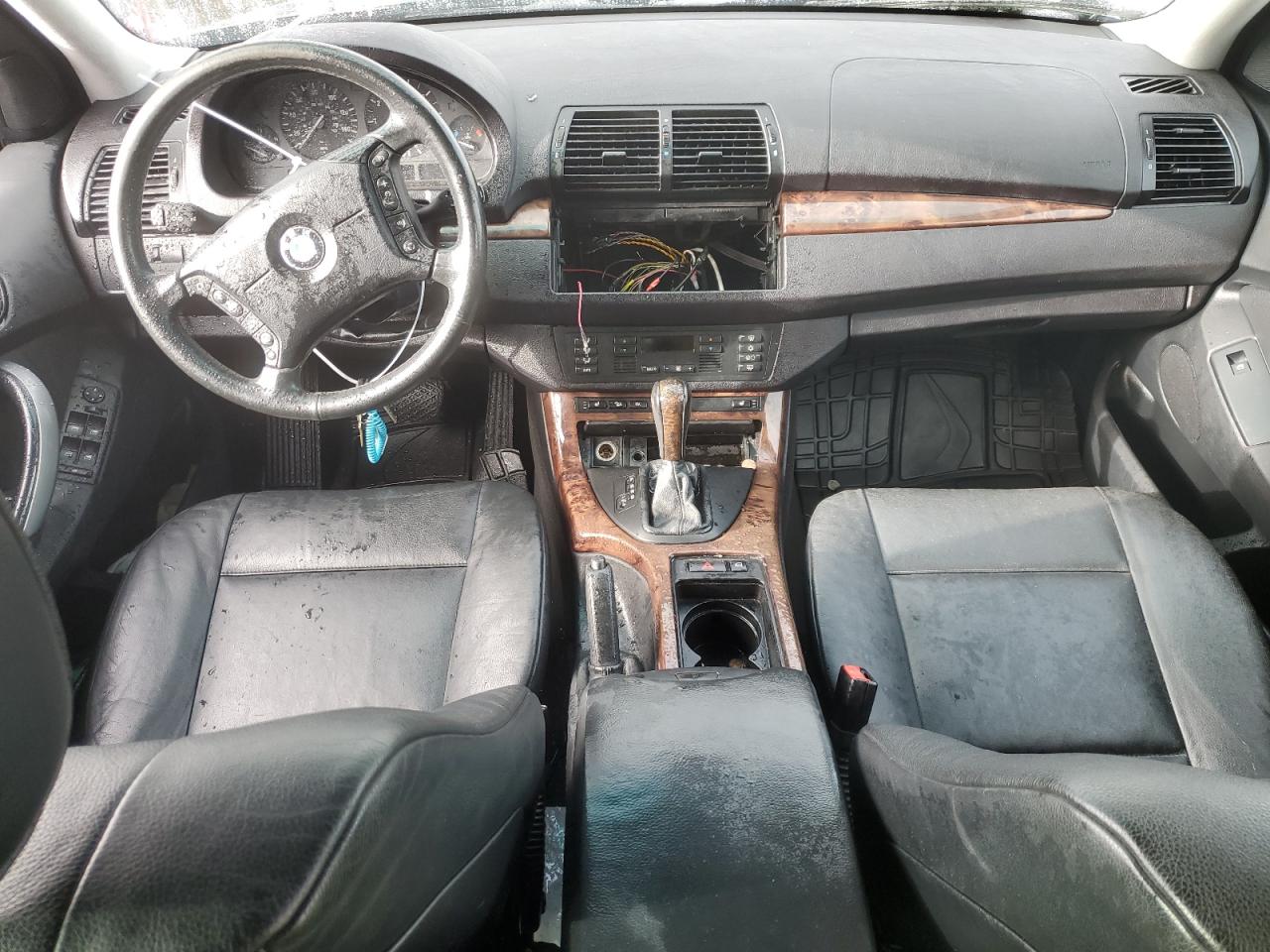 2004 Bmw X5 3.0i Gray vin: 5UXFA13534LU40012