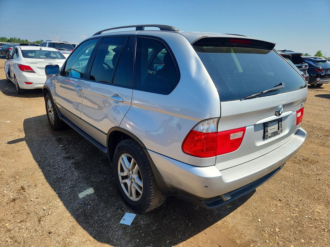 2006 Bmw X5 3.0i Silver vin: 5UXFA13536LY46309