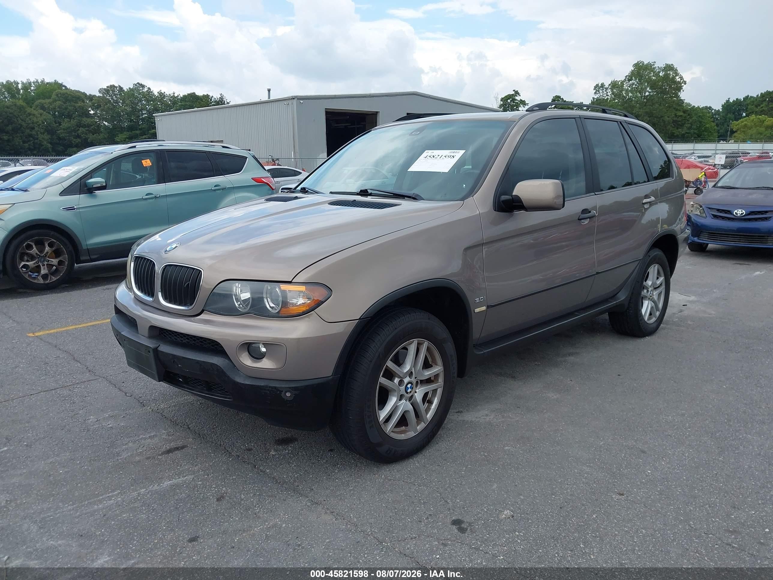2004 Bmw X5 3.0i Gold vin: 5UXFA13544LU33019