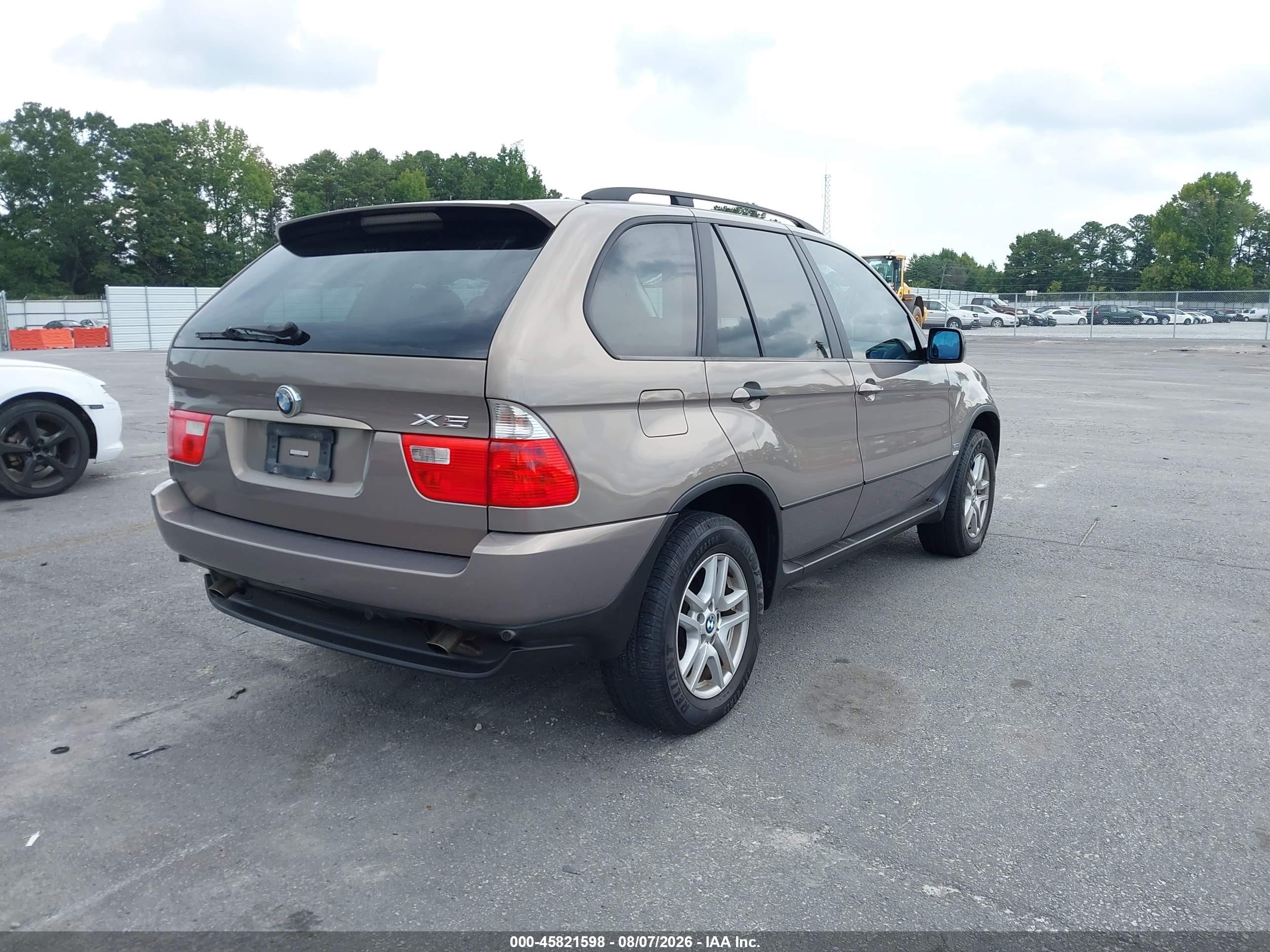 2004 Bmw X5 3.0i Gold vin: 5UXFA13544LU33019