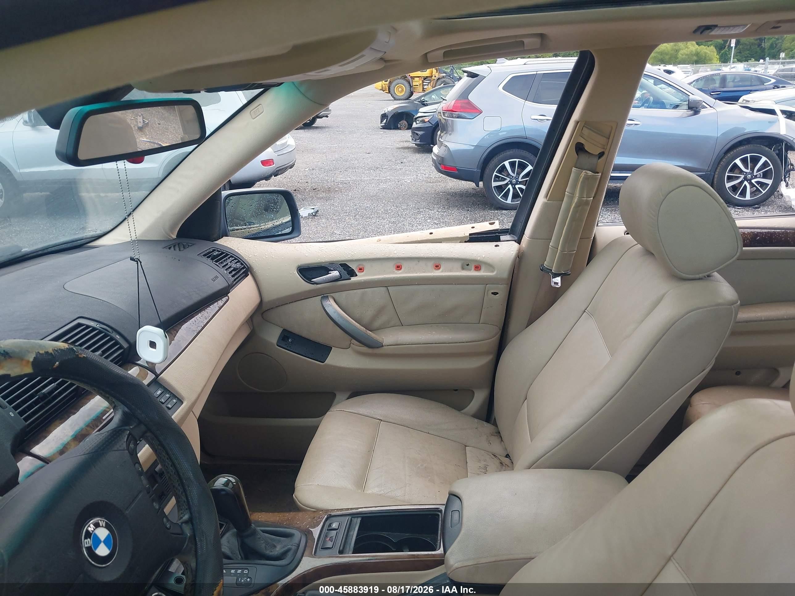 2005 Bmw X5 3.0i Silver vin: 5UXFA13545LY14600