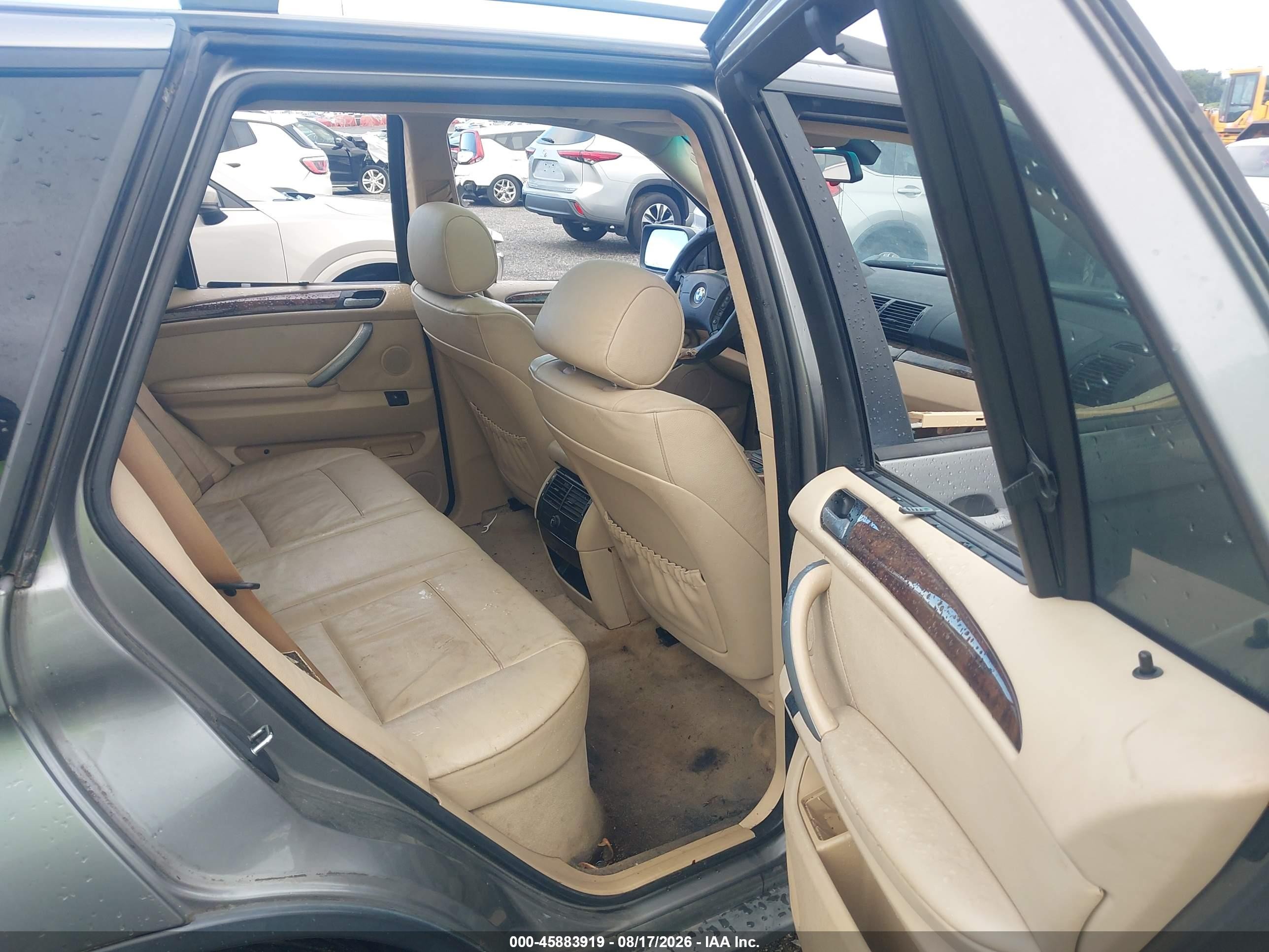 2005 Bmw X5 3.0i Silver vin: 5UXFA13545LY14600