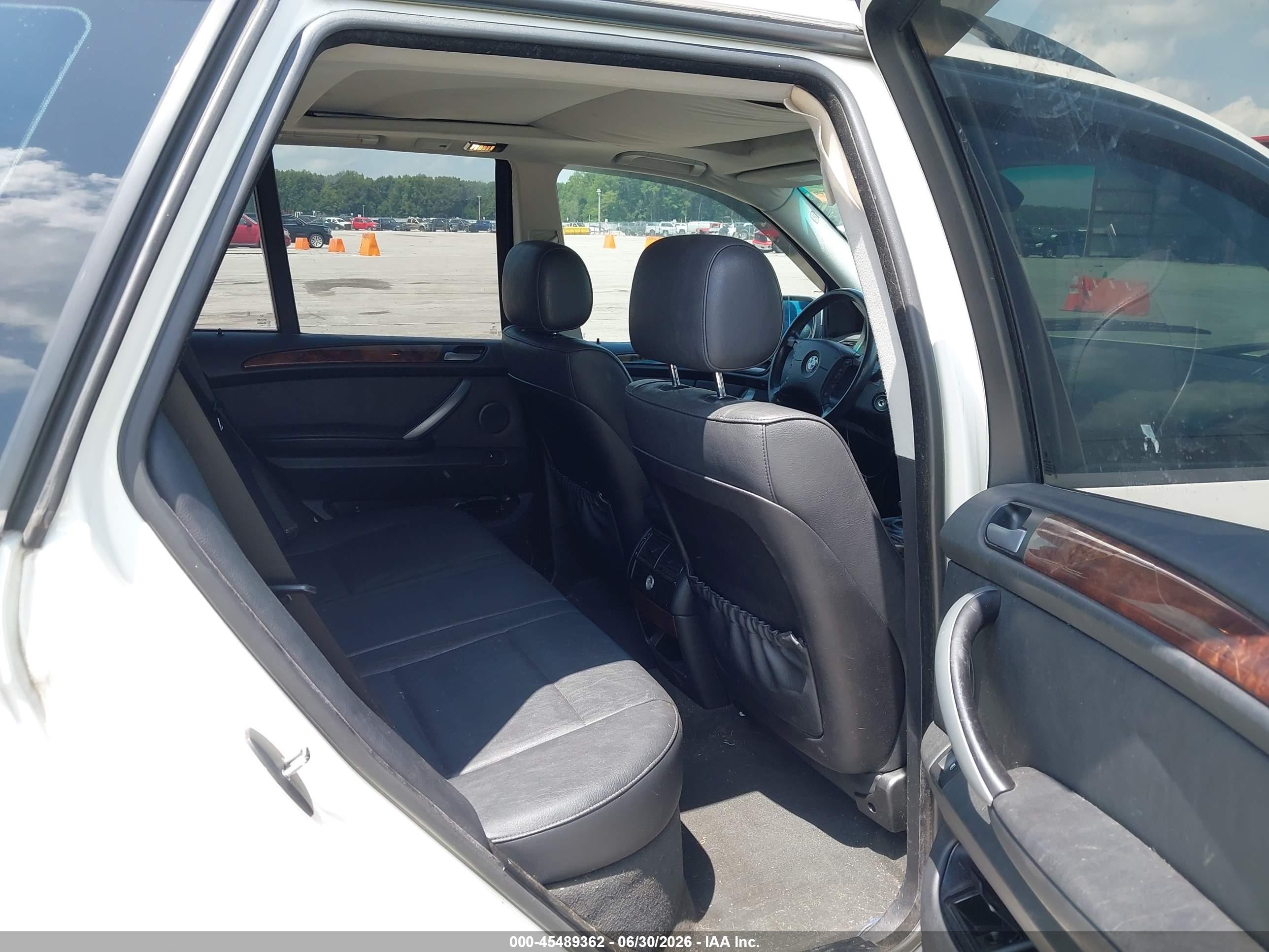 2005 Bmw X5 3.0i Белый vin: 5UXFA13545LY21191