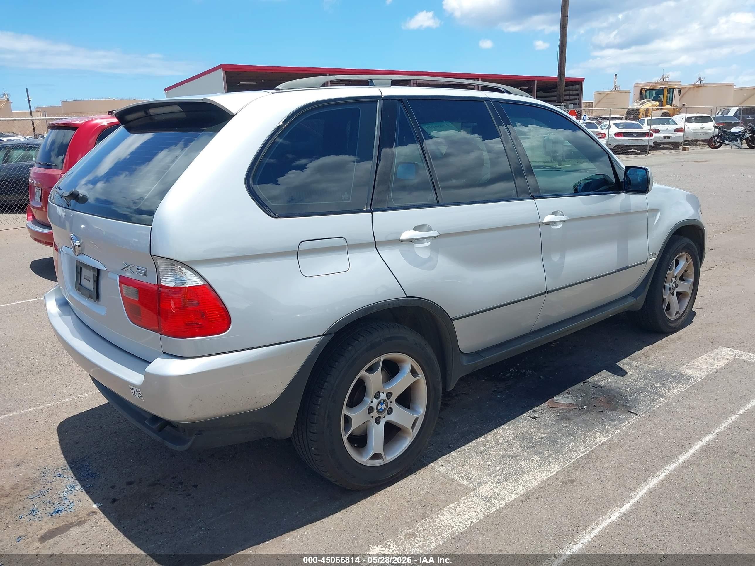 2006 Bmw X5 3.0i Silver vin: 5UXFA13546LF99028