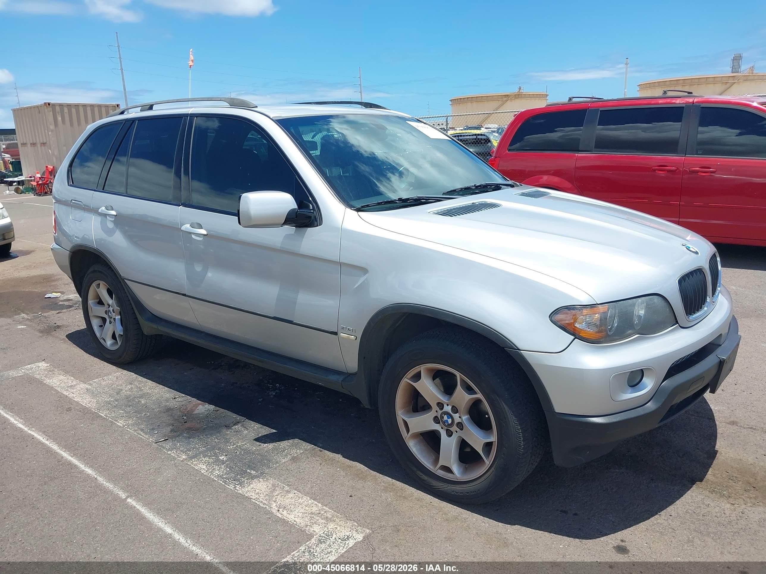 2006 Bmw X5 3.0i Silver vin: 5UXFA13546LF99028