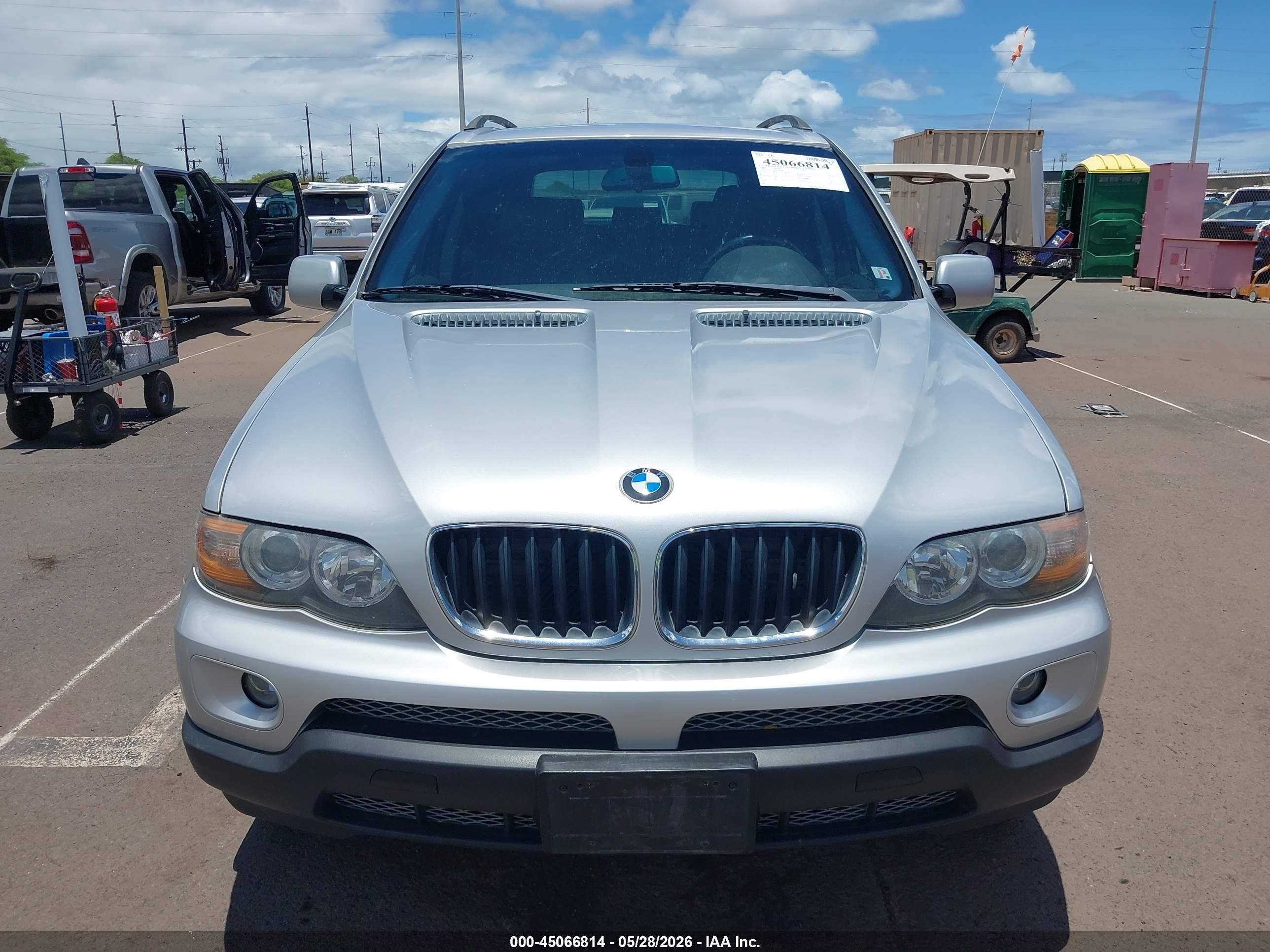 2006 Bmw X5 3.0i Silver vin: 5UXFA13546LF99028