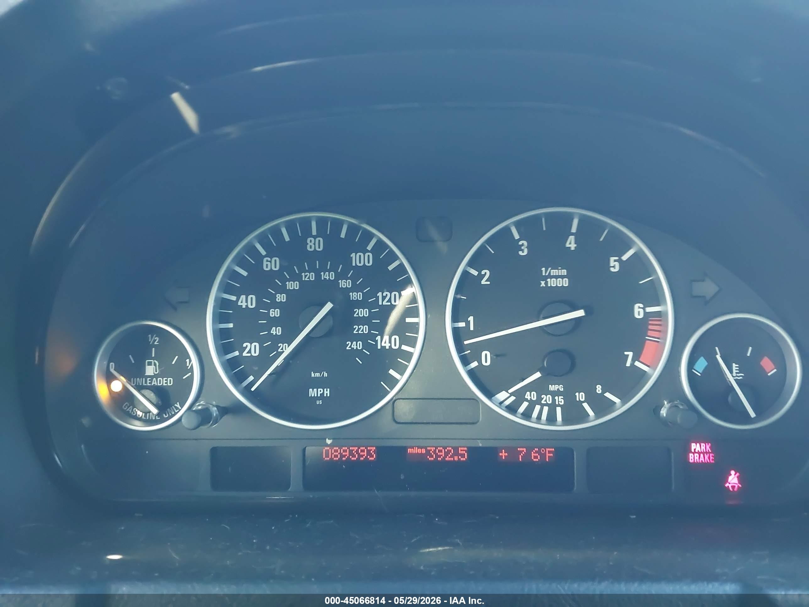 2006 Bmw X5 3.0i Silver vin: 5UXFA13546LF99028