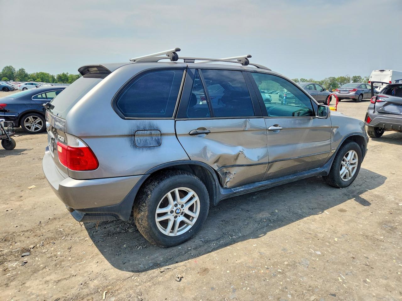 2004 Bmw X5 3.0i Gray vin: 5UXFA13554LU46300