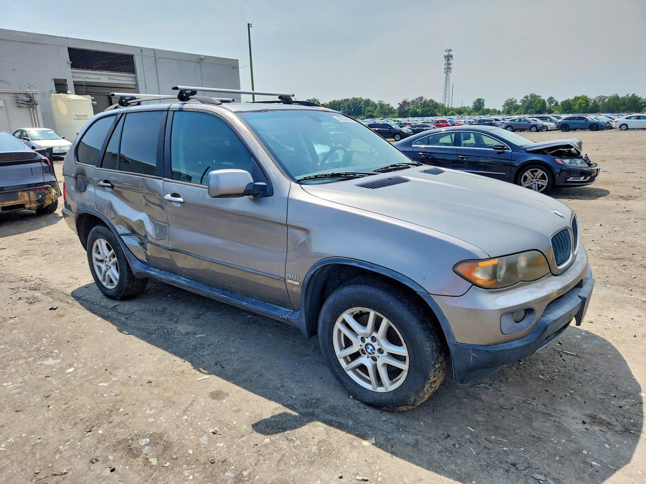 2004 Bmw X5 3.0i Gray vin: 5UXFA13554LU46300