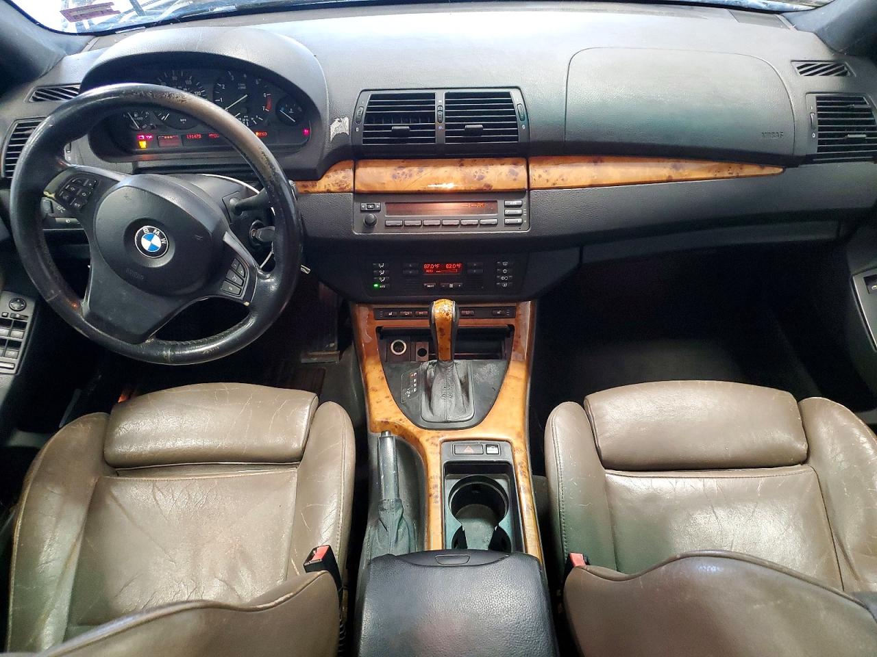 2004 Bmw X5 3.0i Черный vin: 5UXFA13564LU37704
