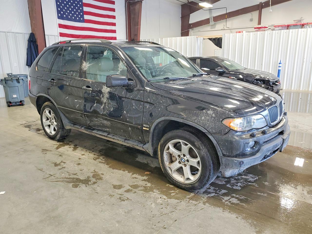 2004 Bmw X5 3.0i Черный vin: 5UXFA13564LU37704