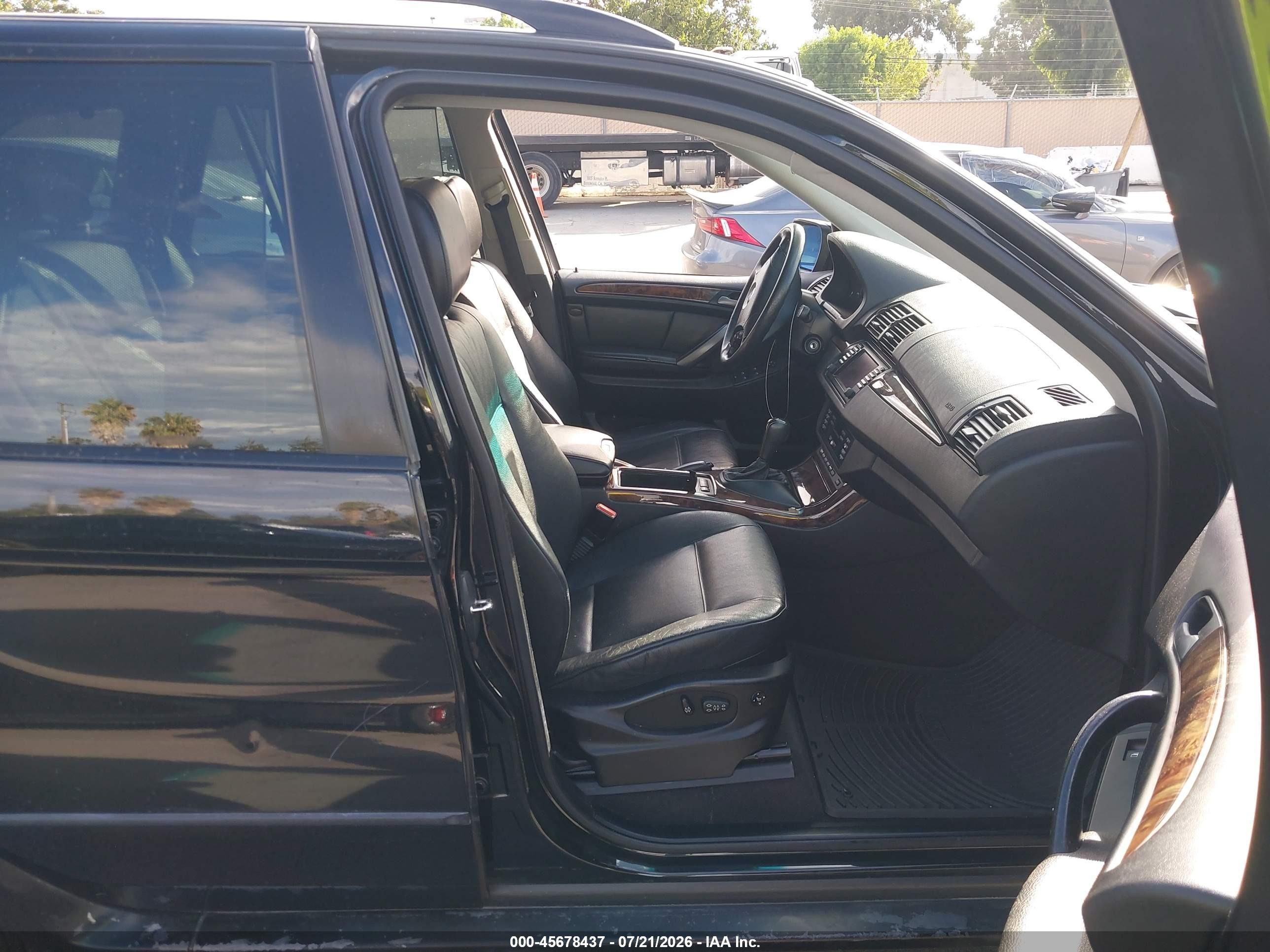 2005 Bmw X5 3.0i Black vin: 5UXFA13565LY15456