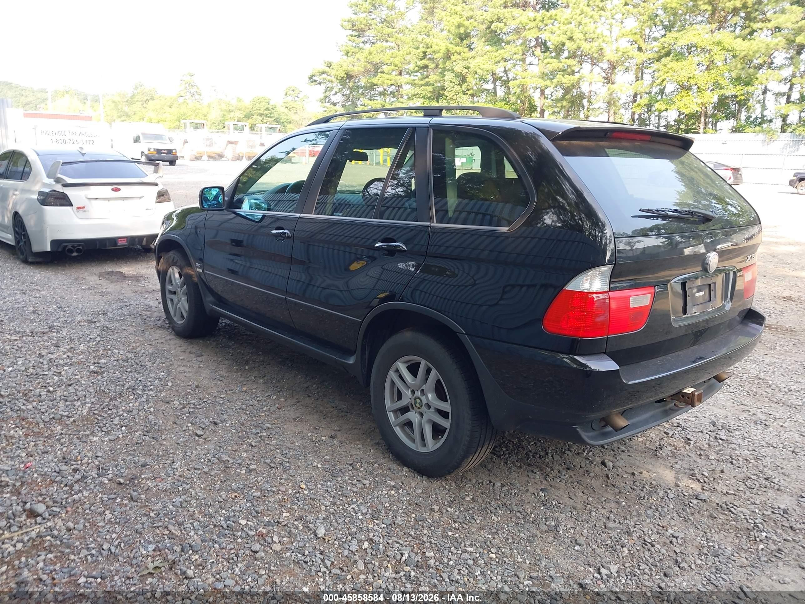 2006 Bmw X5 3.0i Black vin: 5UXFA13566LY30671