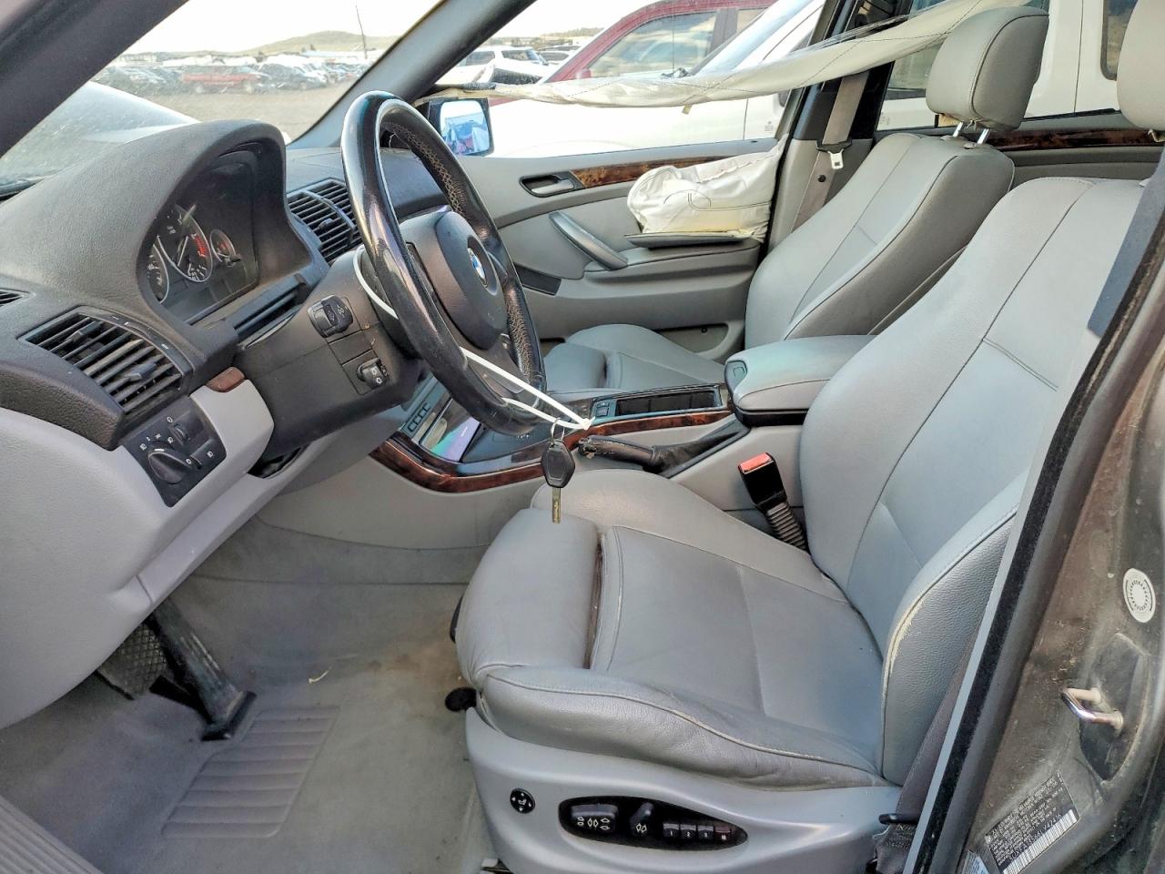 2006 Bmw X5 3.0i Gray vin: 5UXFA13566LY42416