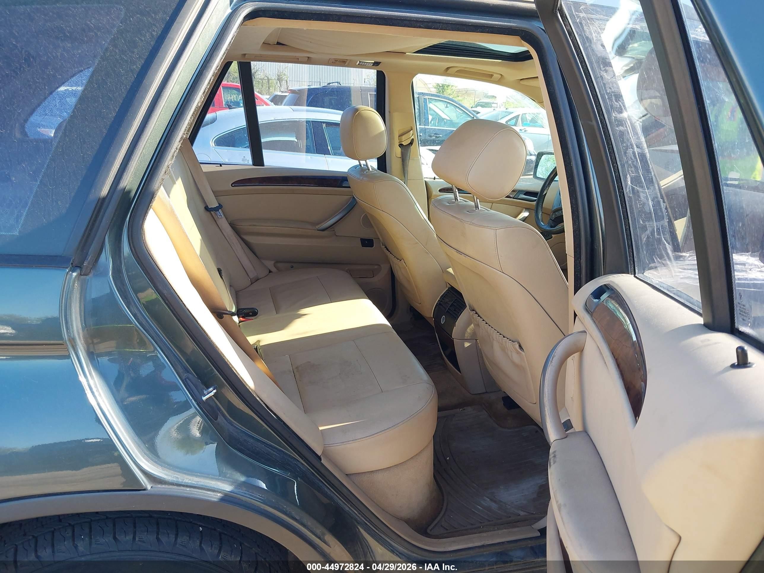 2005 Bmw X5 3.0i Green vin: 5UXFA13575LY10668