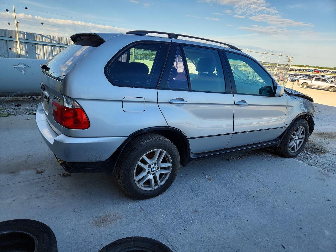 2006 Bmw X5 3.0i Silver vin: 5UXFA13576LY27083