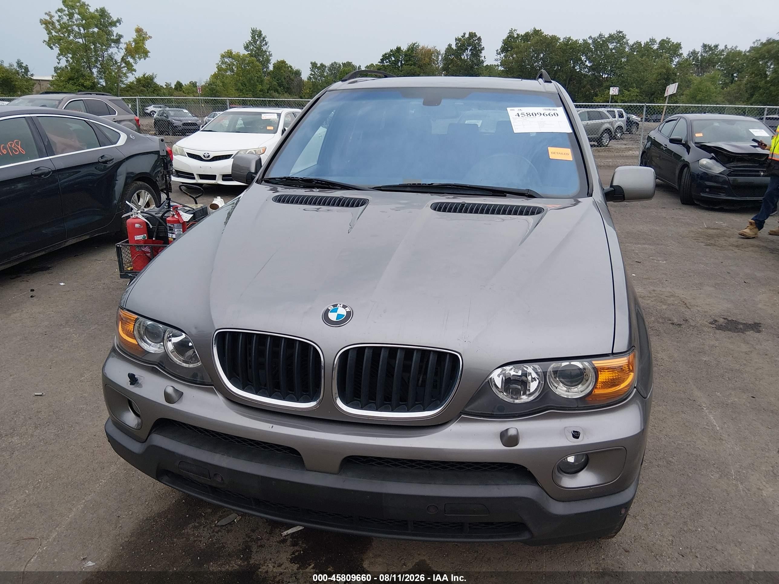 2006 Bmw X5 3.0i Gray vin: 5UXFA13576LY35779