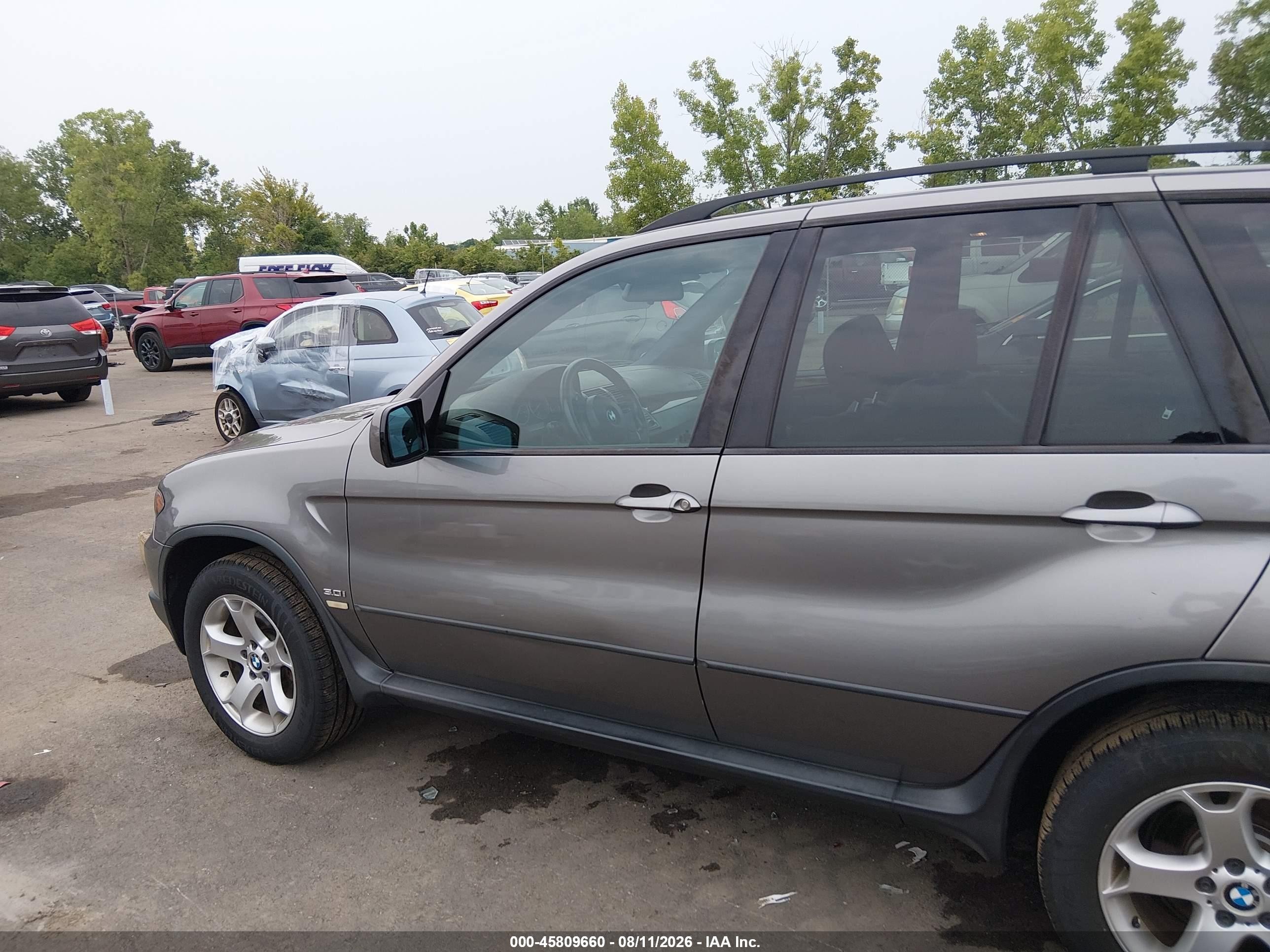 2006 Bmw X5 3.0i Gray vin: 5UXFA13576LY35779