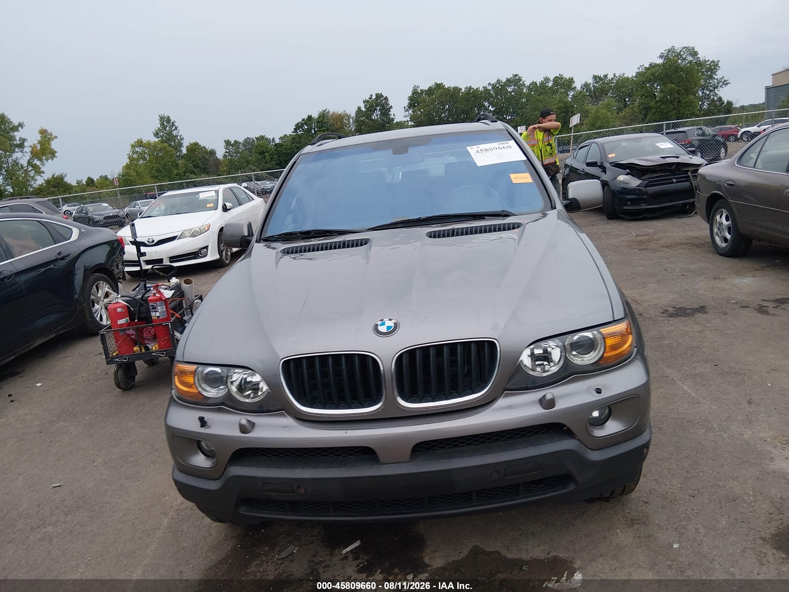 2006 Bmw X5 3.0i Gray vin: 5UXFA13576LY35779