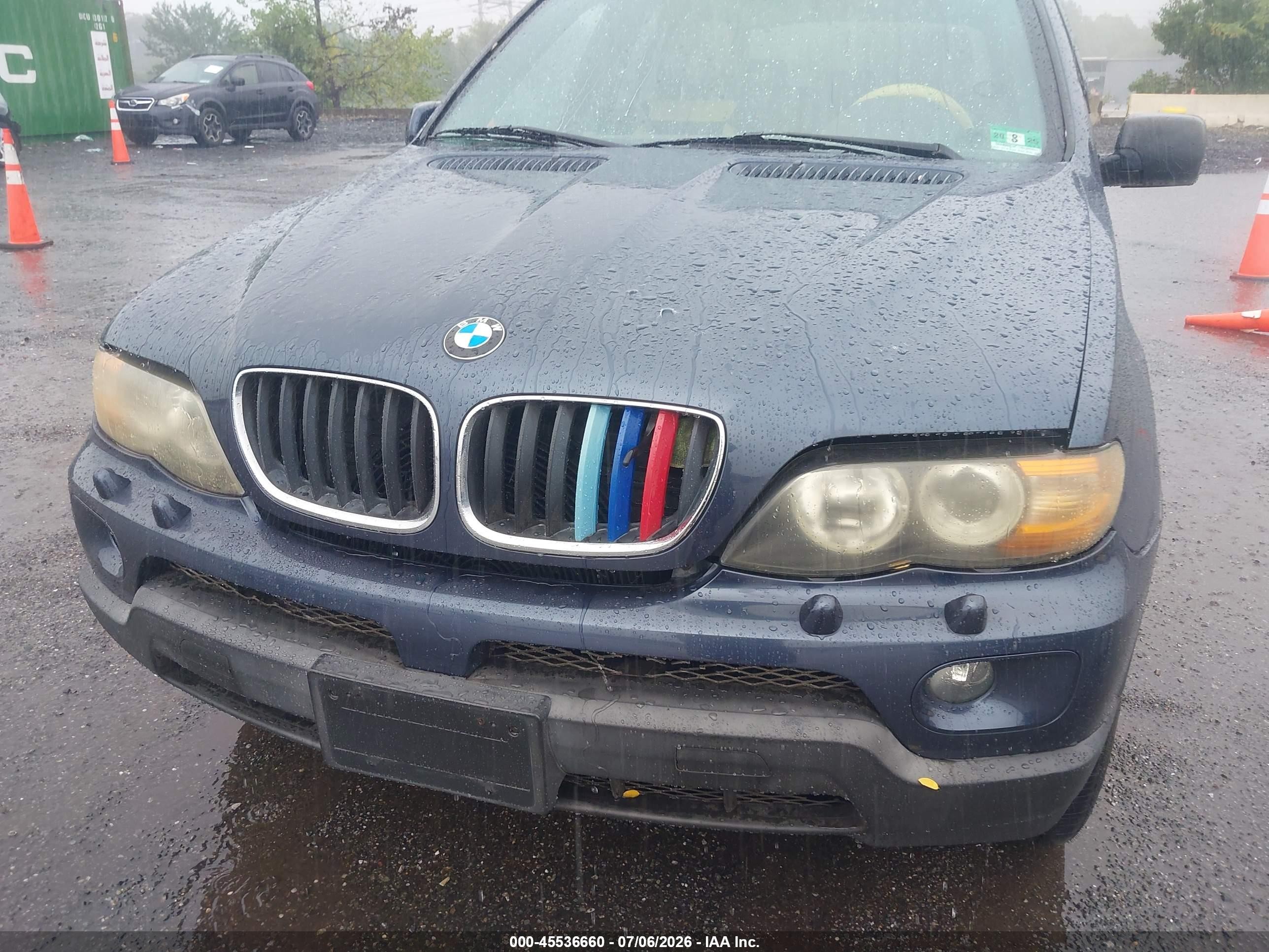 2006 Bmw X5 3.0i Gray vin: 5UXFA13576LY37998
