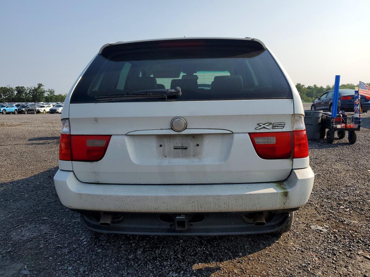 2006 Bmw X5 3.0i Белый vin: 5UXFA13576LY42537