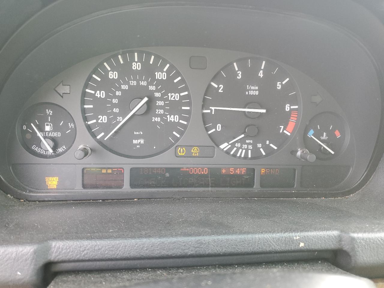2004 Bmw X5 3.0i Gray vin: 5UXFA13584LU43200