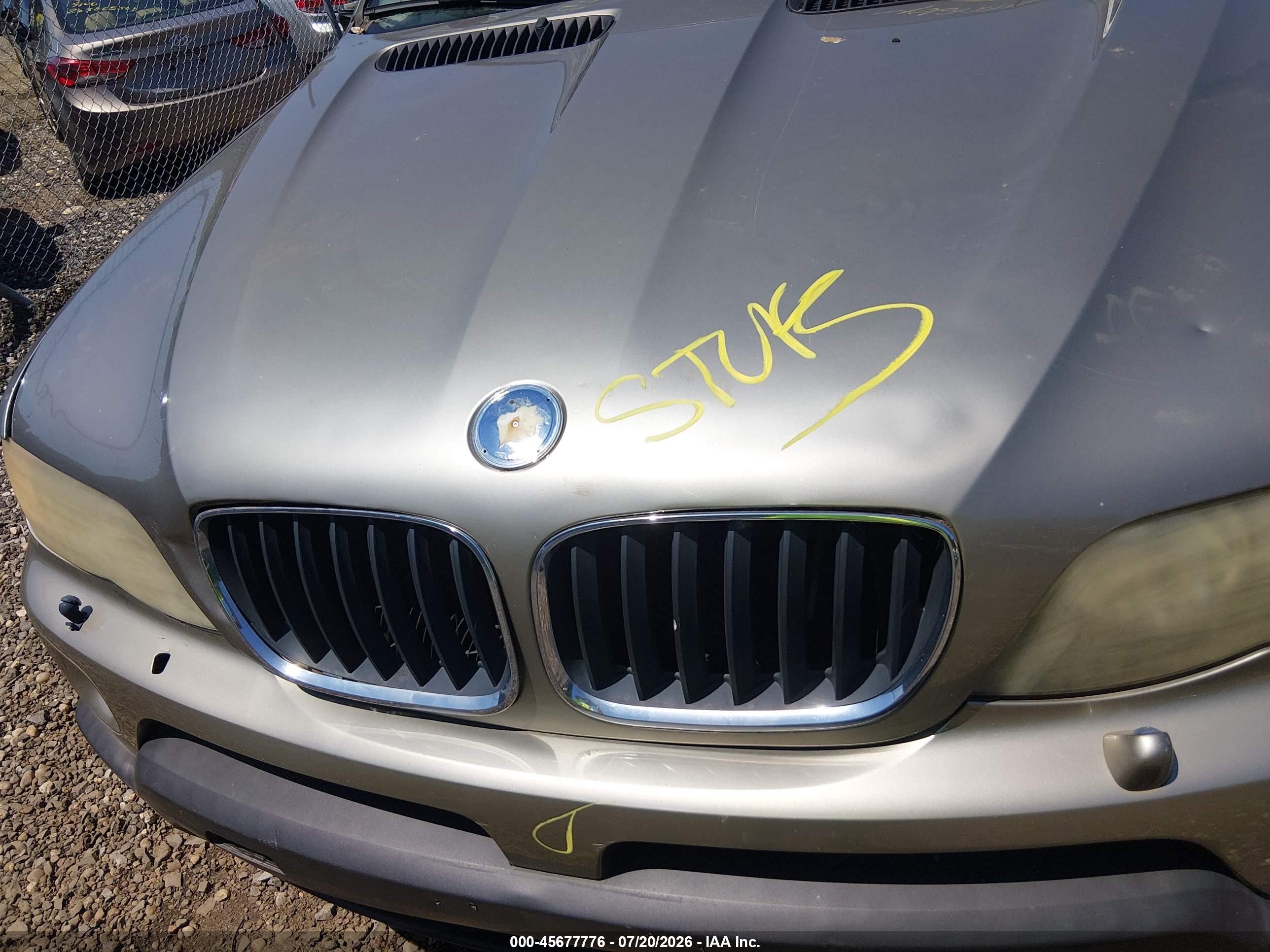 2005 Bmw X5 3.0i Gold vin: 5UXFA13585LY05902