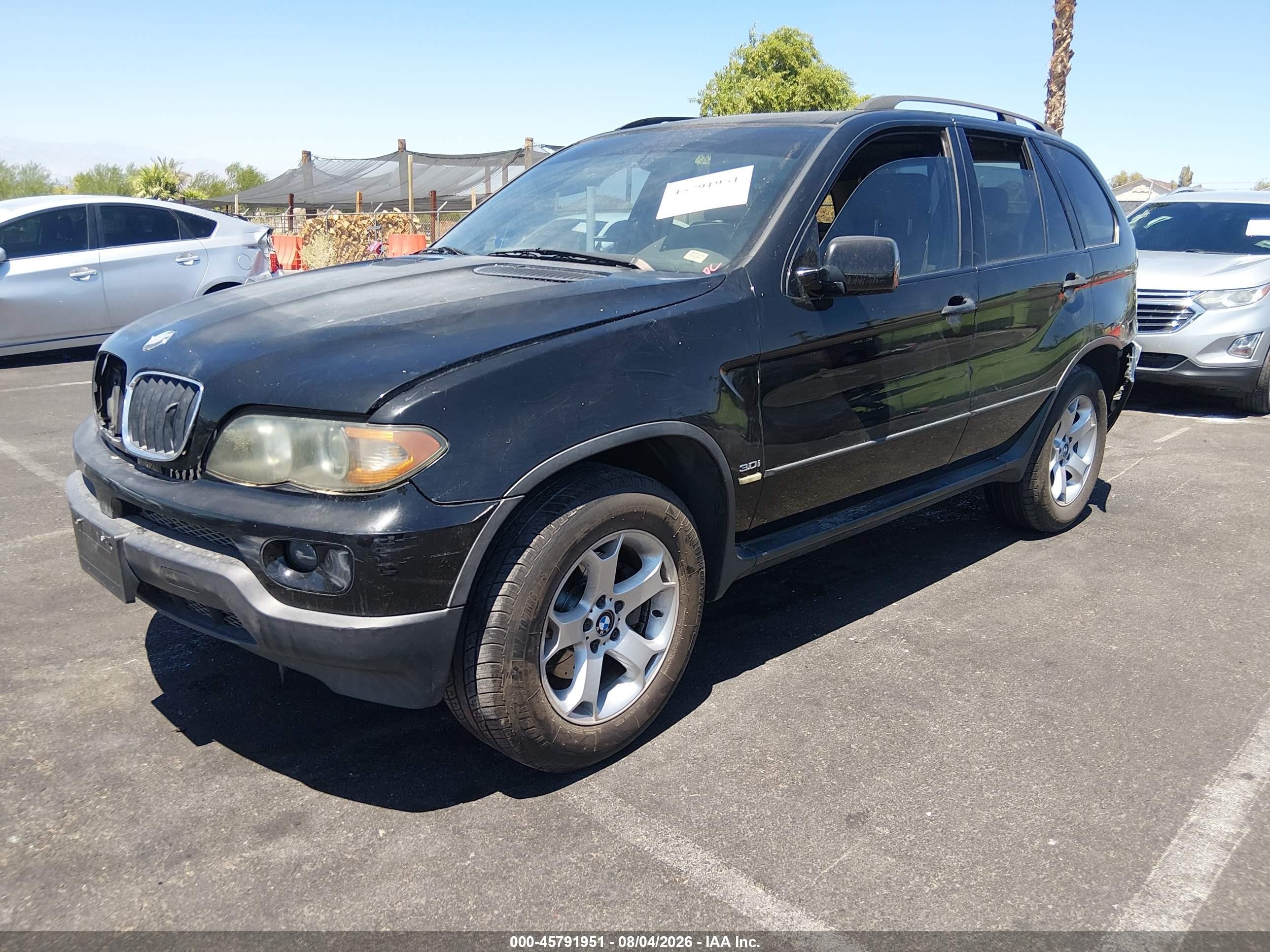 2006 Bmw X5 3.0i Black vin: 5UXFA13586LY40988